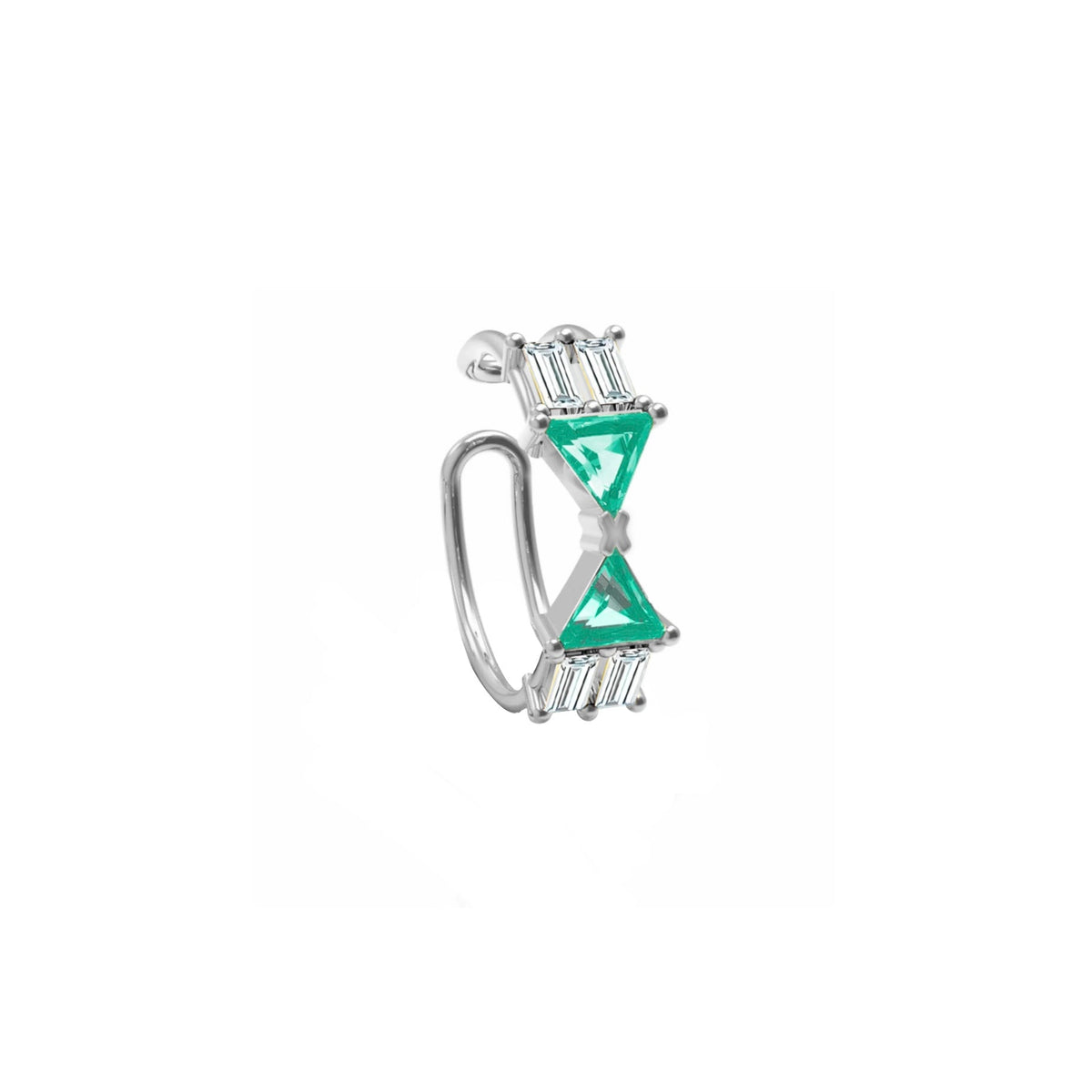 ATLANTE EMERALD EAR CUFF