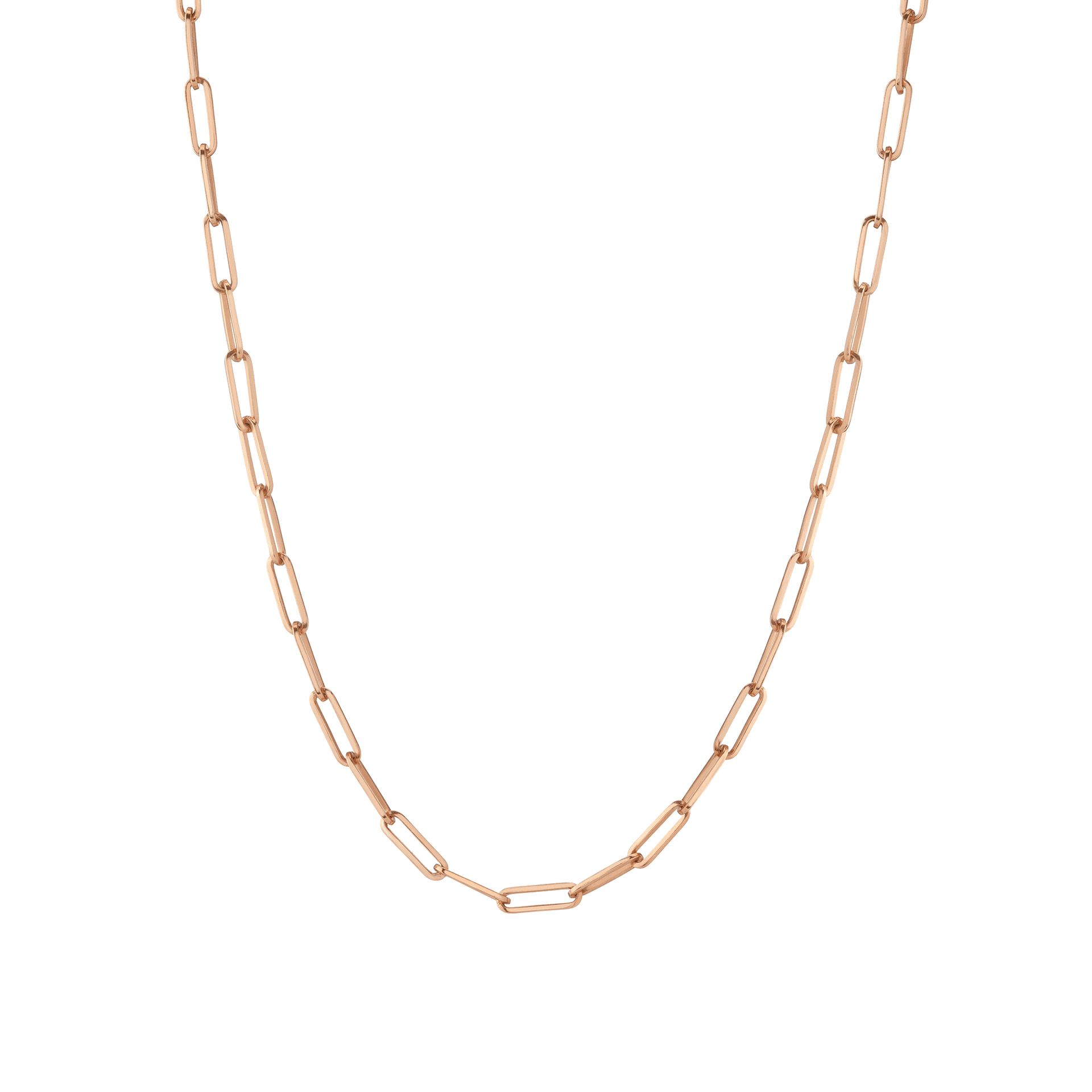 Large Paperclip Chain Necklace