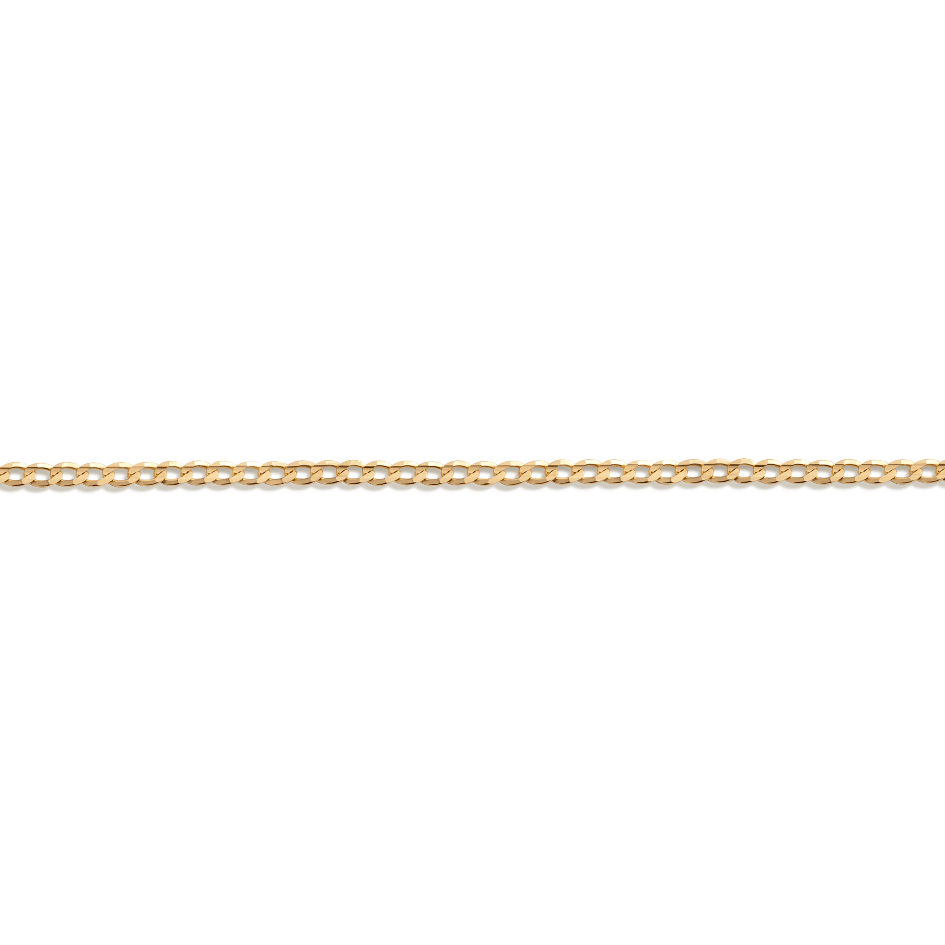 Medium Gold Curb Chain Bracelet