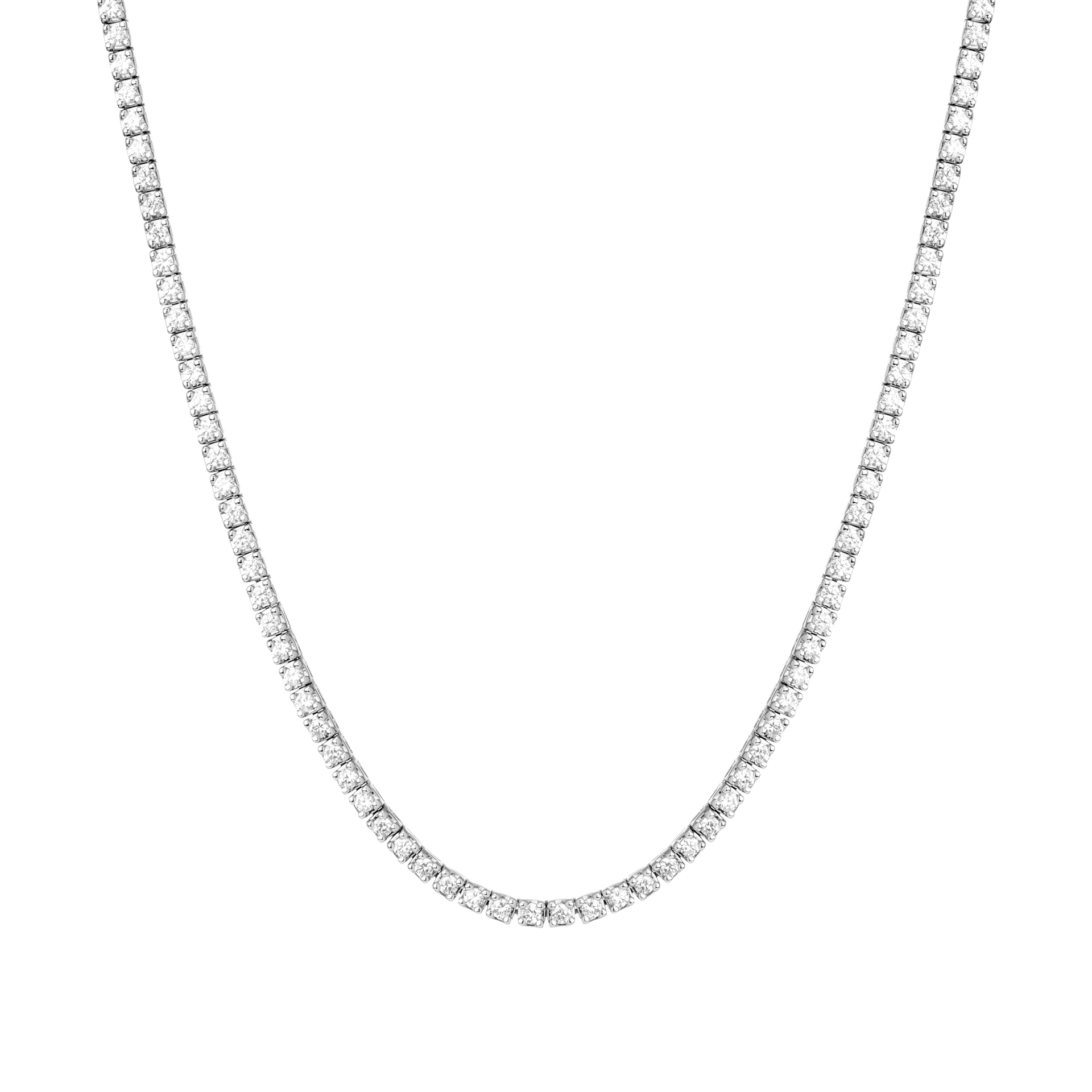 Classic Lab Grown Diamond Tennis Necklace