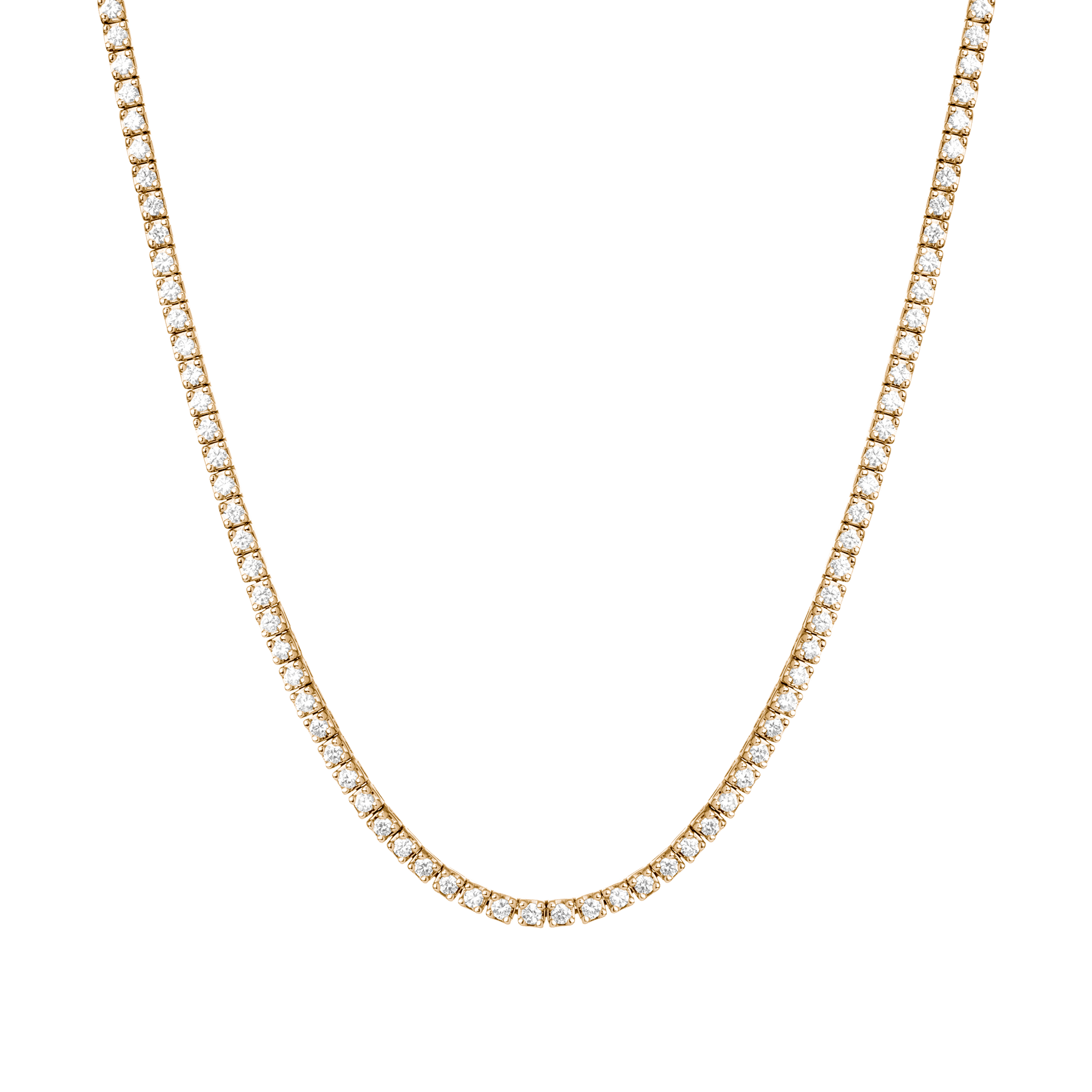 Classic Lab Grown Diamond Tennis Necklace