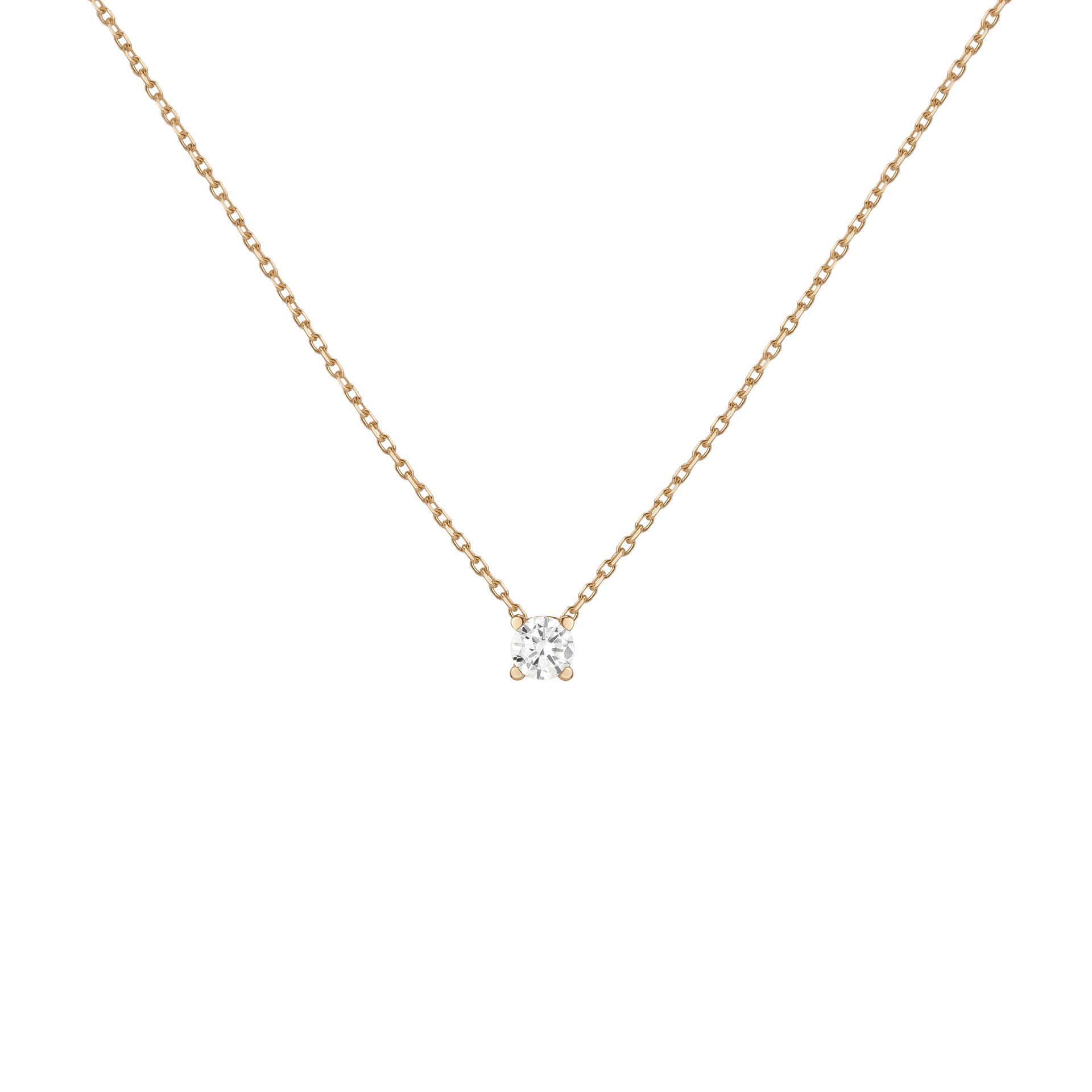 Lab Grown Diamond Solitaire Necklace