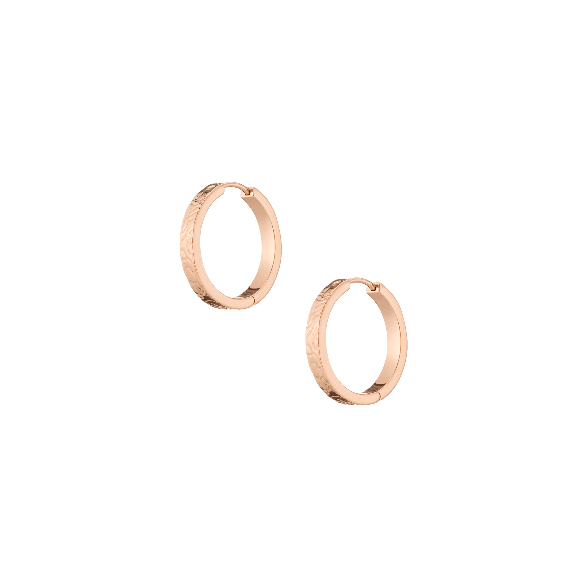 AURATE X MACENNA: Rose Garden Hoop Earrings