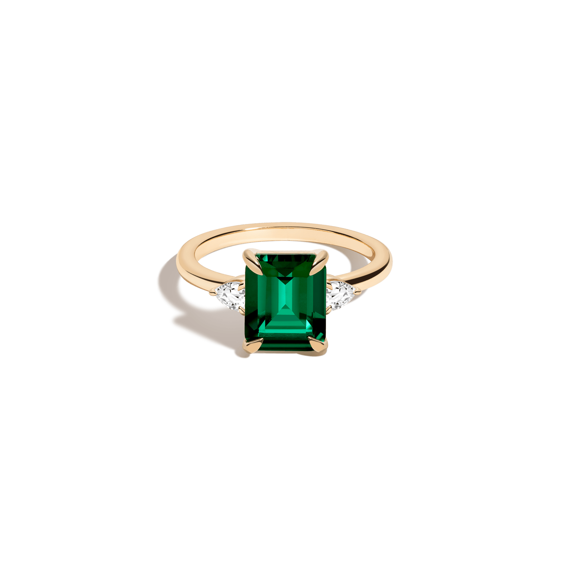 Emerald Gemstone Cocktail Ring