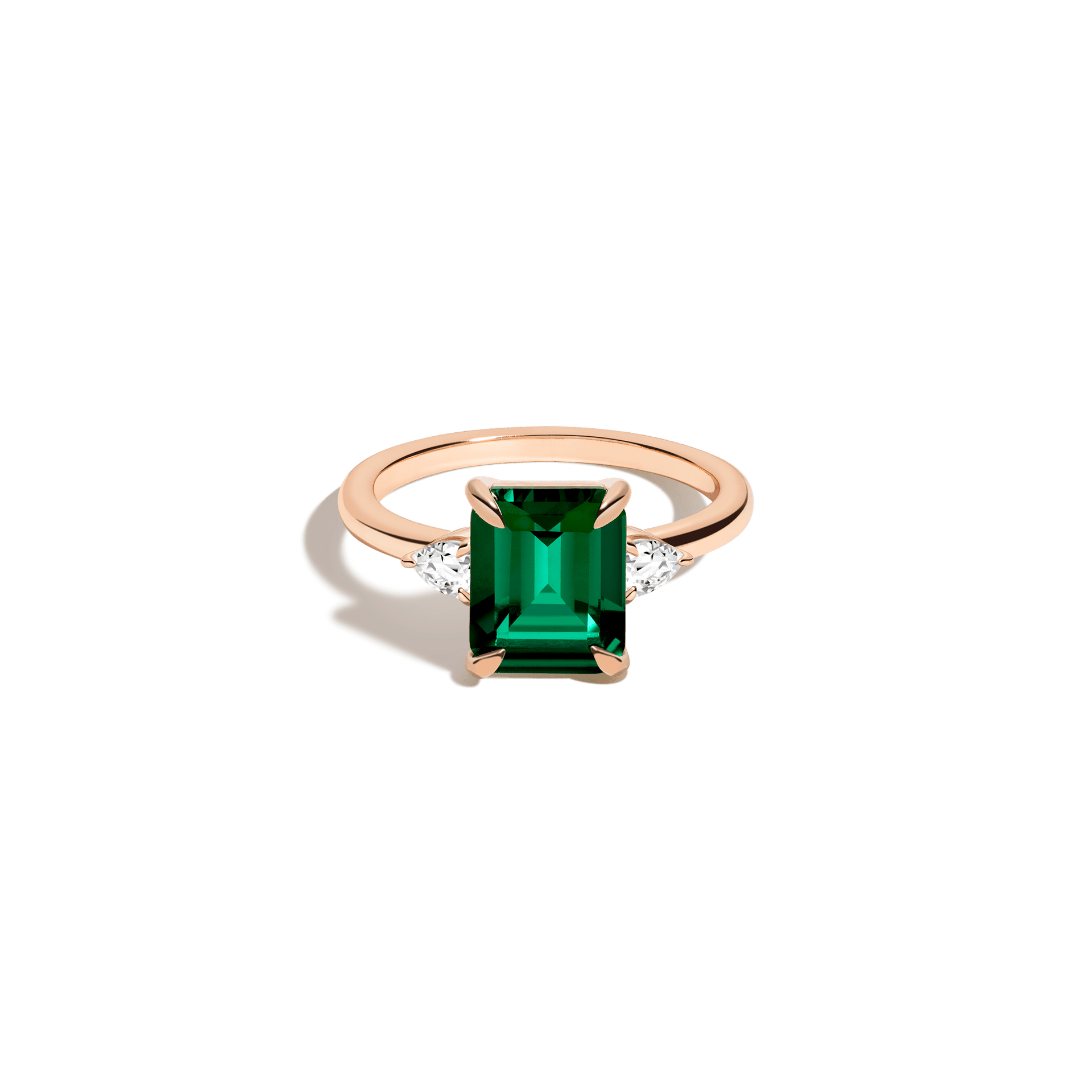 Emerald Gemstone Cocktail Ring
