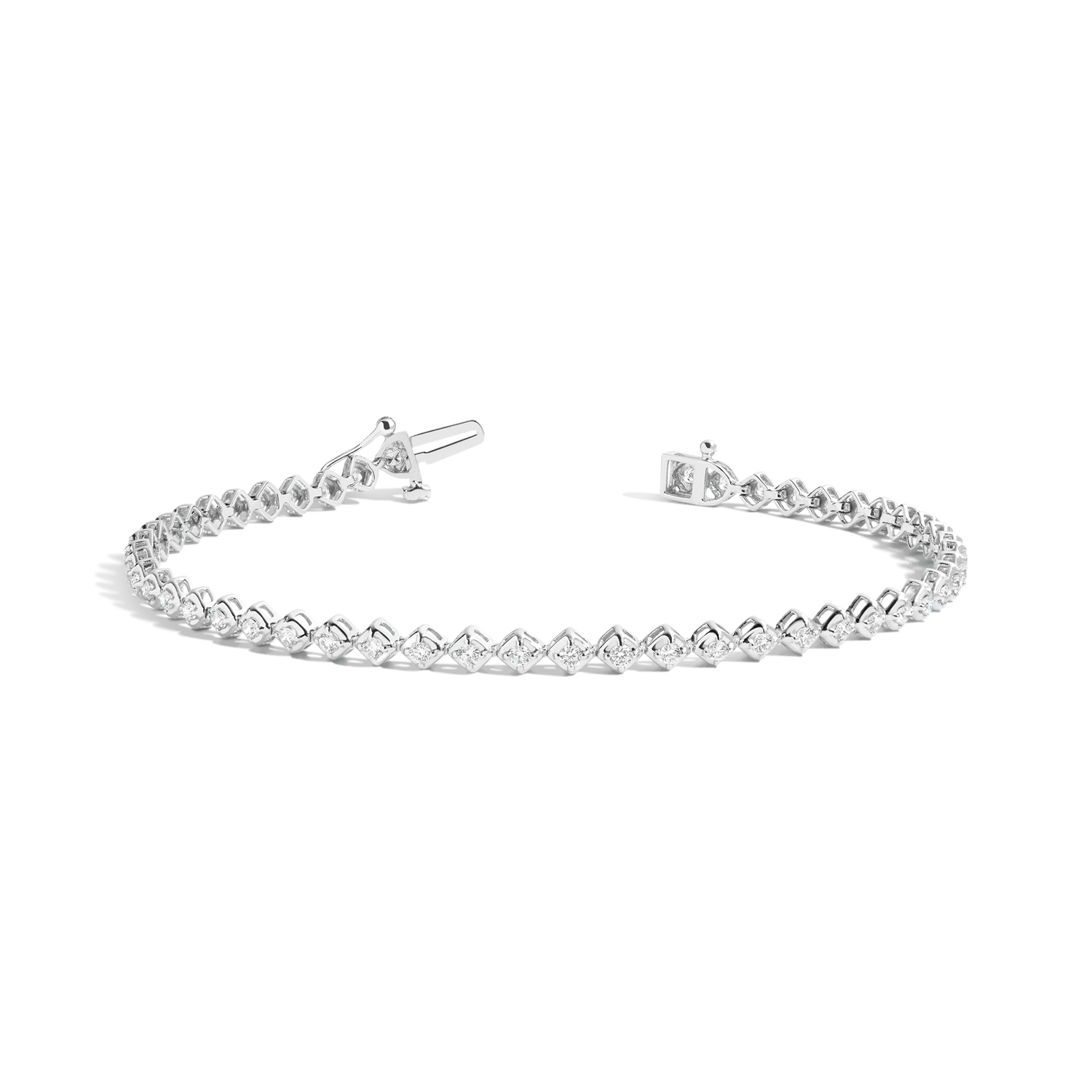 Petite Lab Grown Diamond Tennis Bracelet - Main Image