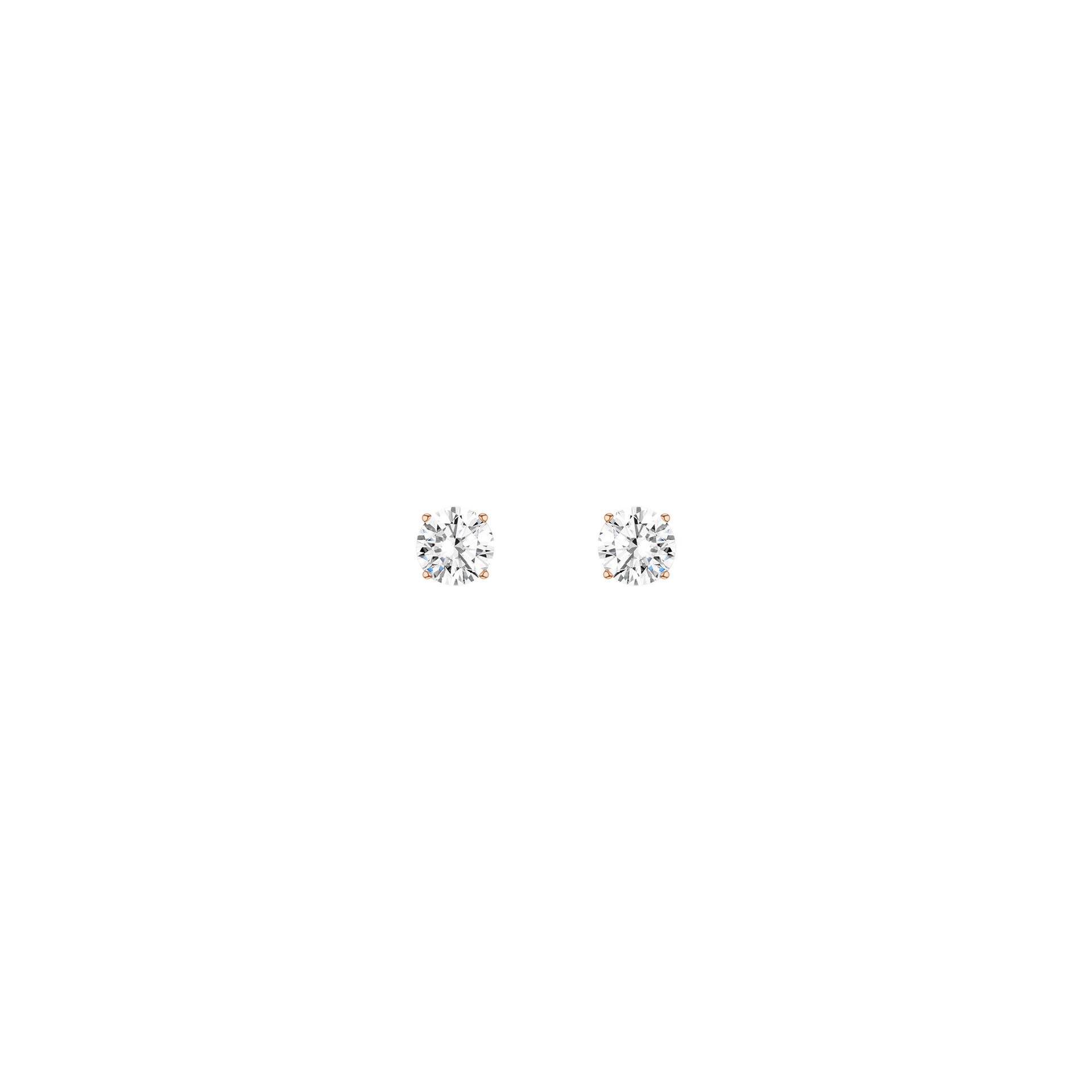 Luxury Round Lab Grown Diamond Studs