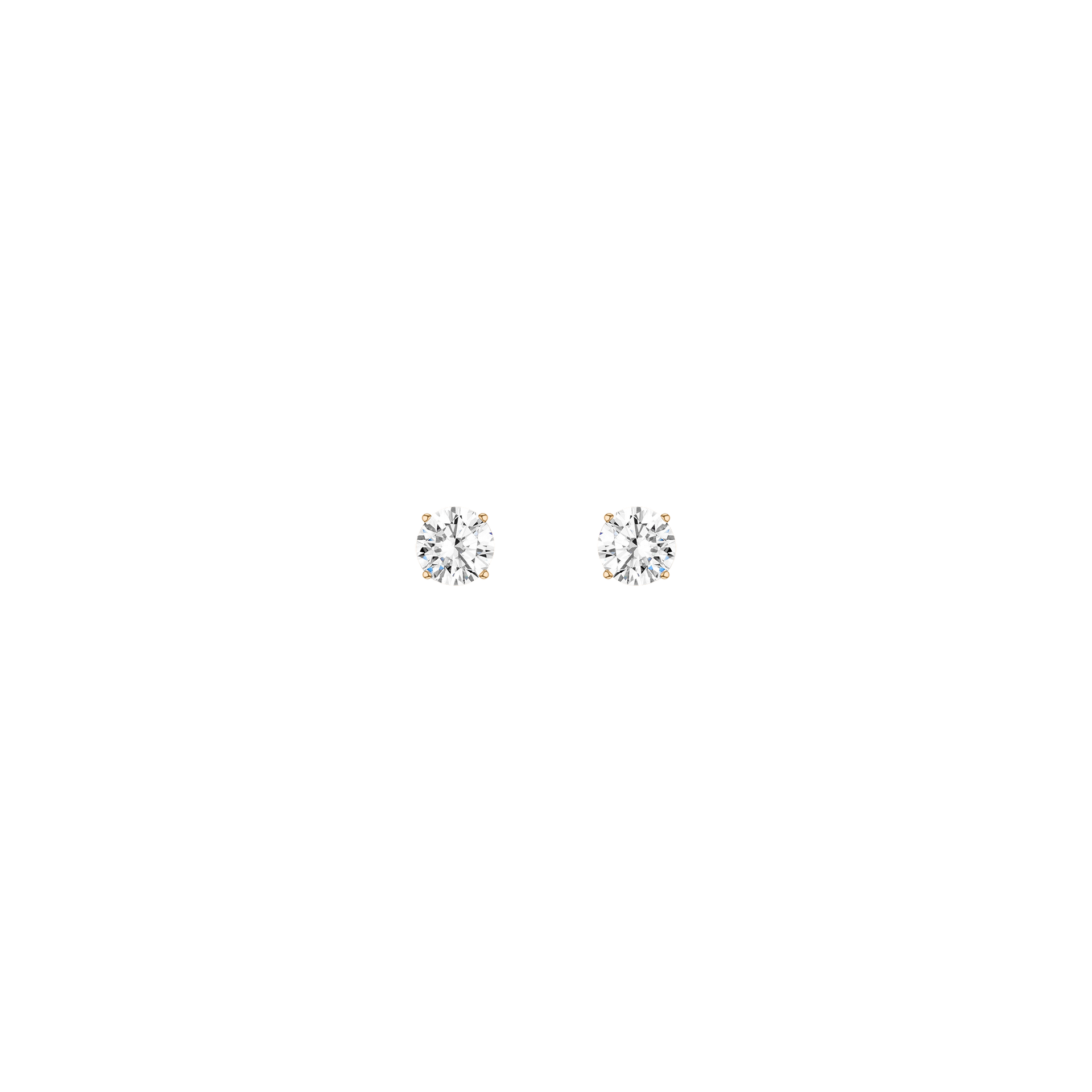 Luxury Round Lab Grown Diamond Studs