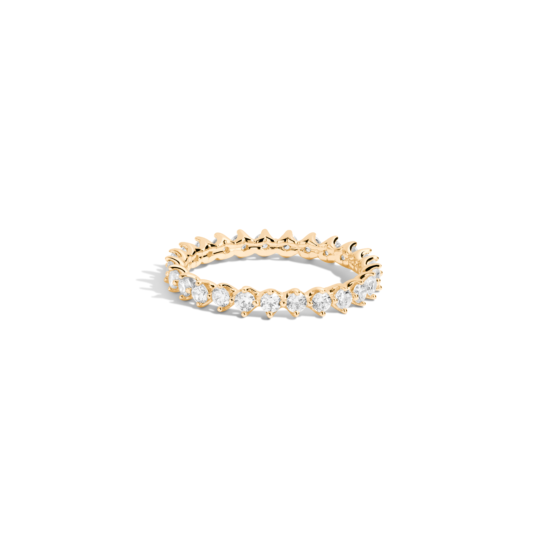 Three-Prong Lab Grown Diamond Eternity Ring