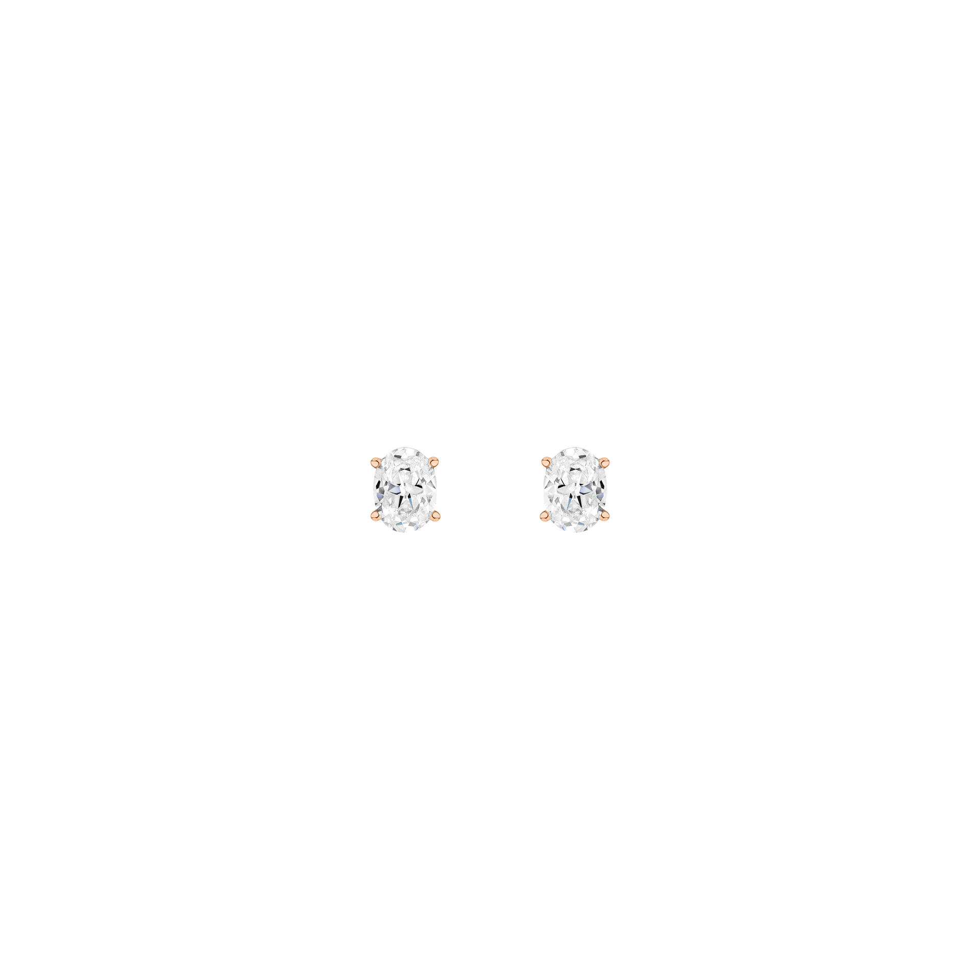 Luxury Oval Lab Grown Diamond Studs