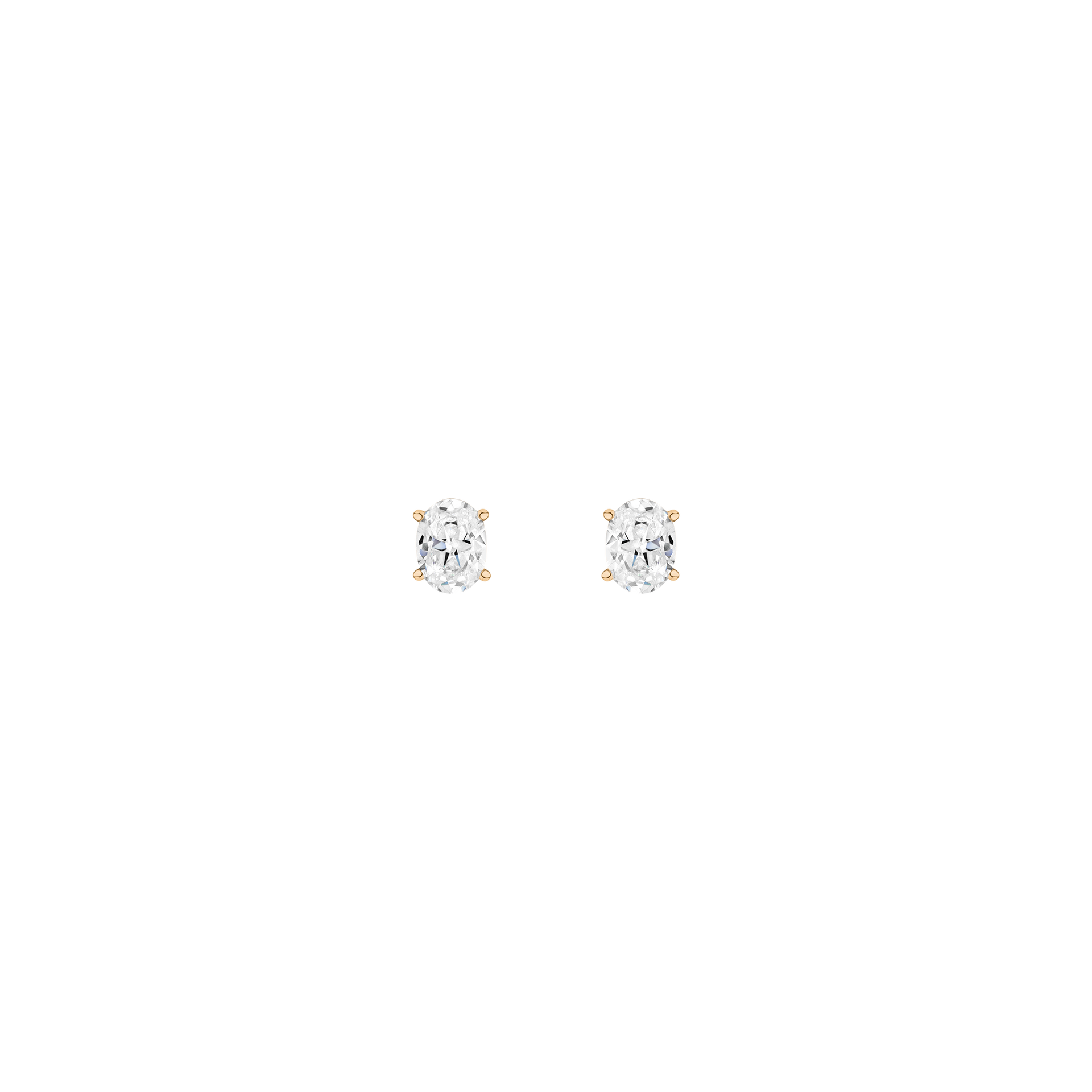 Luxury Oval Lab Grown Diamond Studs