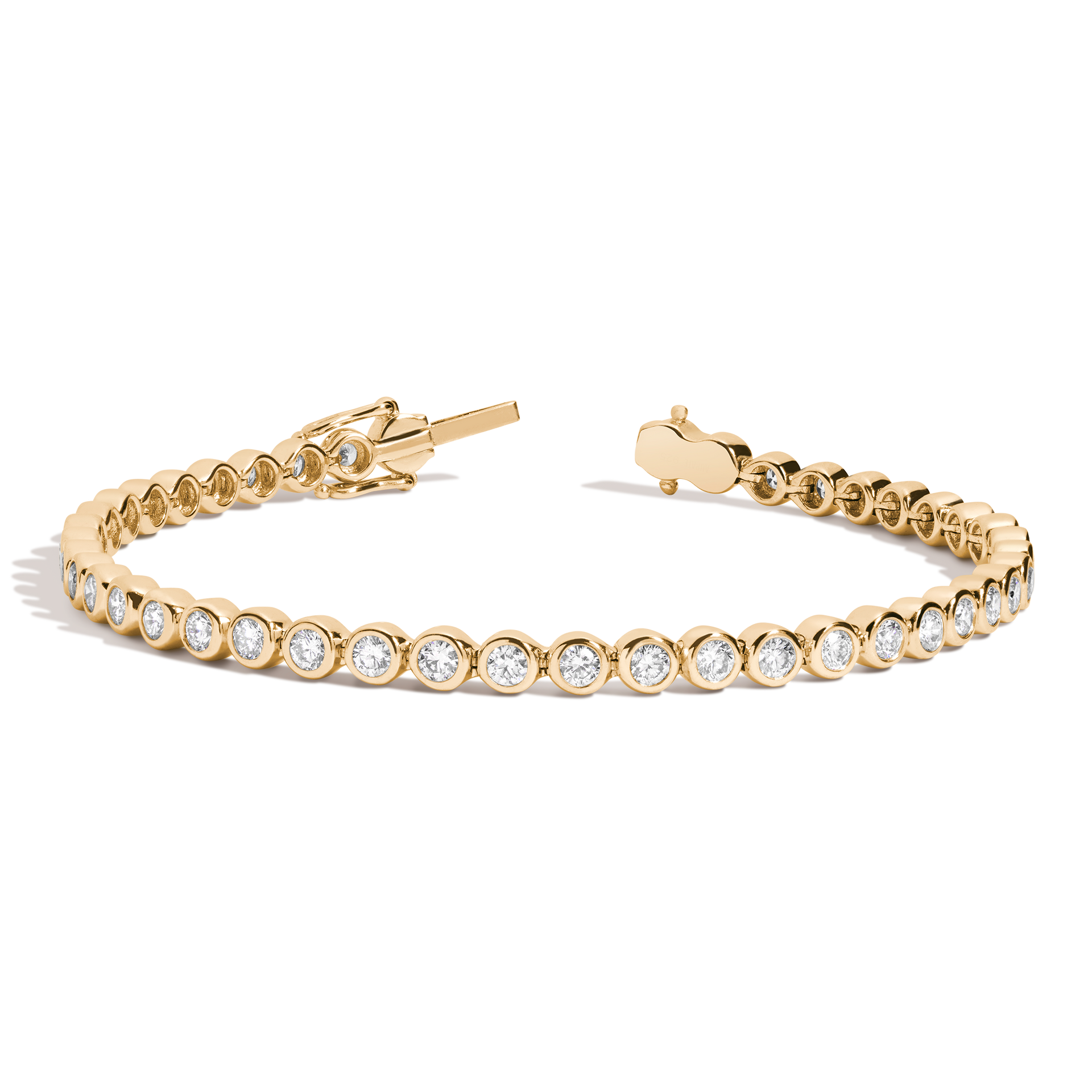 Lab Grown Diamond Bezel Tennis Bracelet