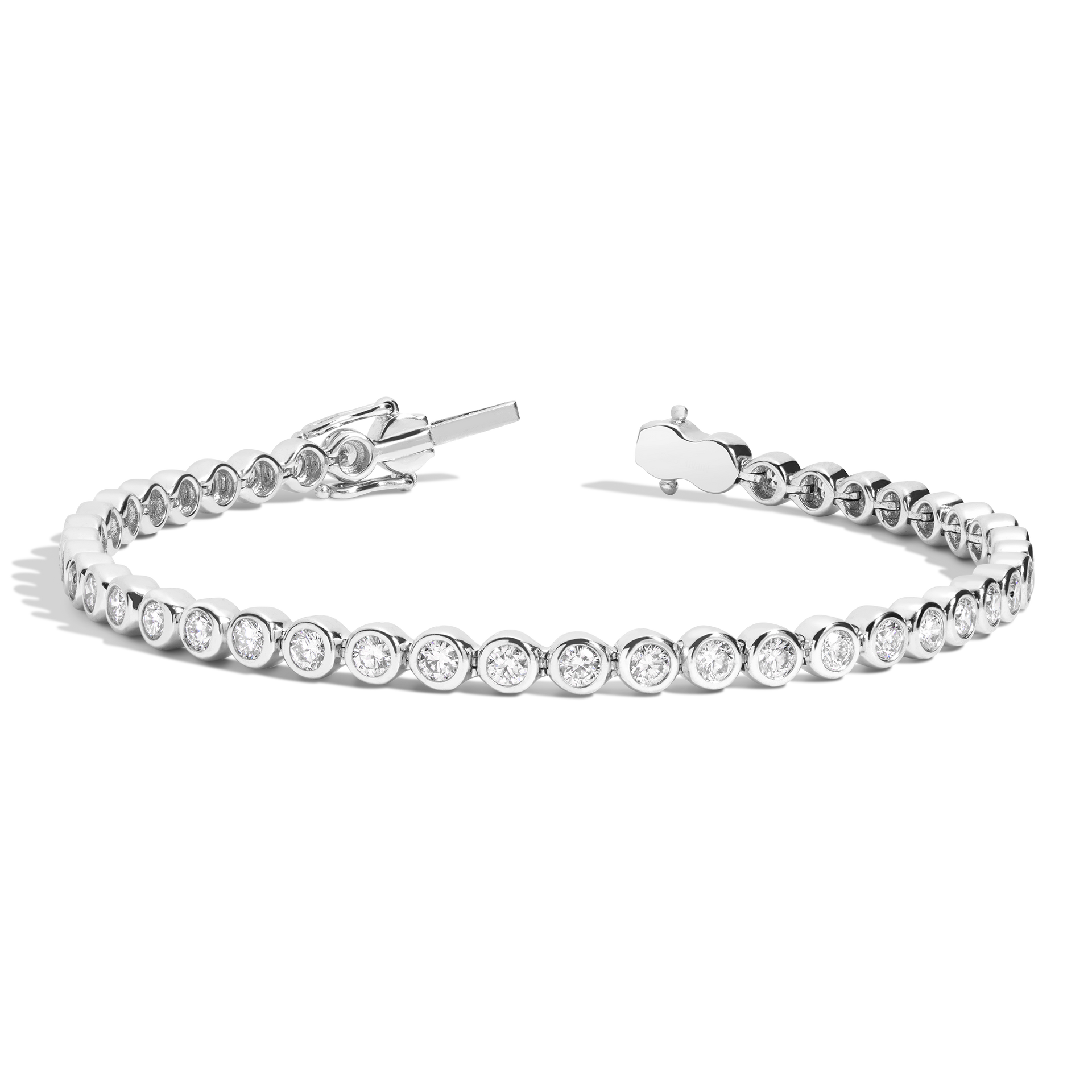 Lab Grown Diamond Bezel Tennis Bracelet