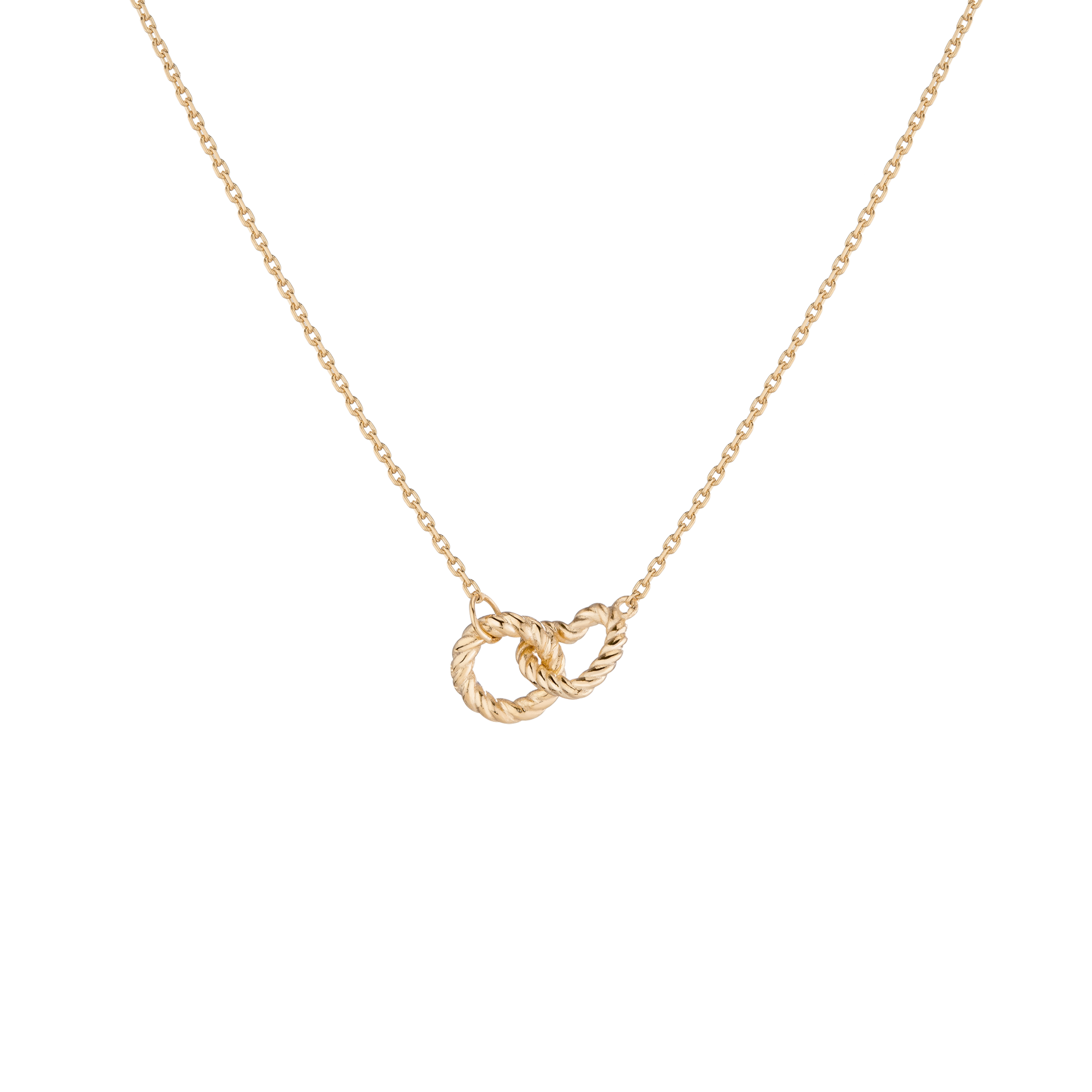 Heart Twist Connection Necklace