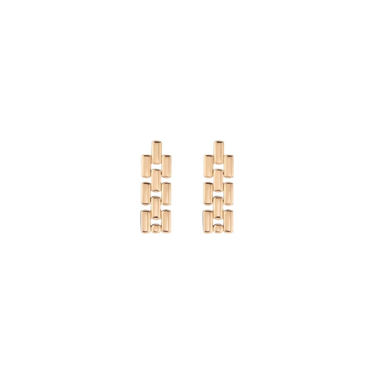 Panther Chain Link Earrings