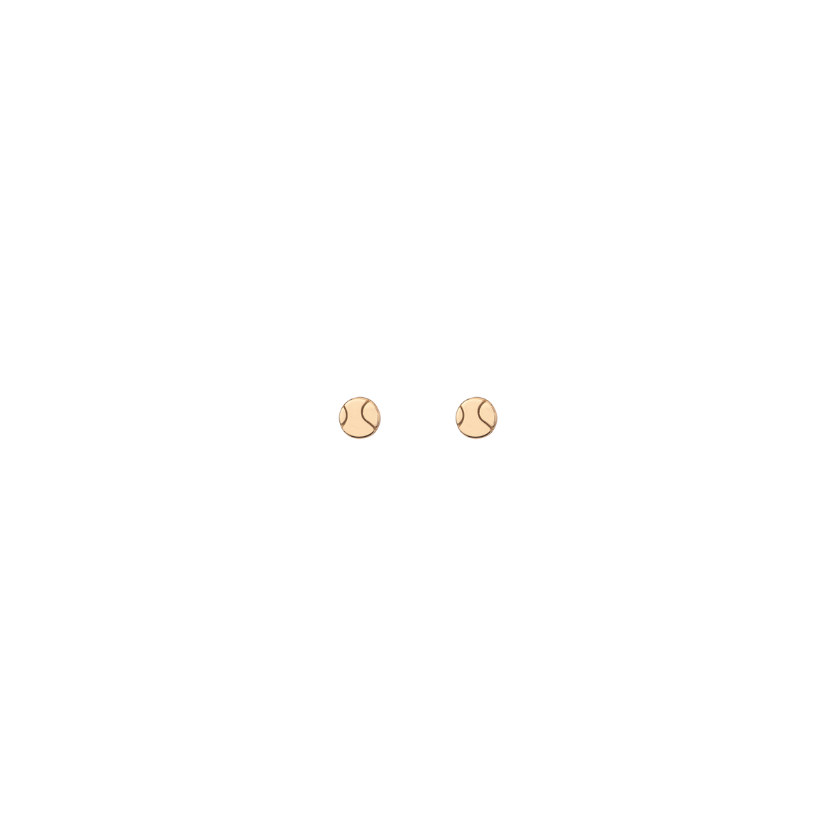 Aurate x Wilson: Tennis Ball Stud Earrings