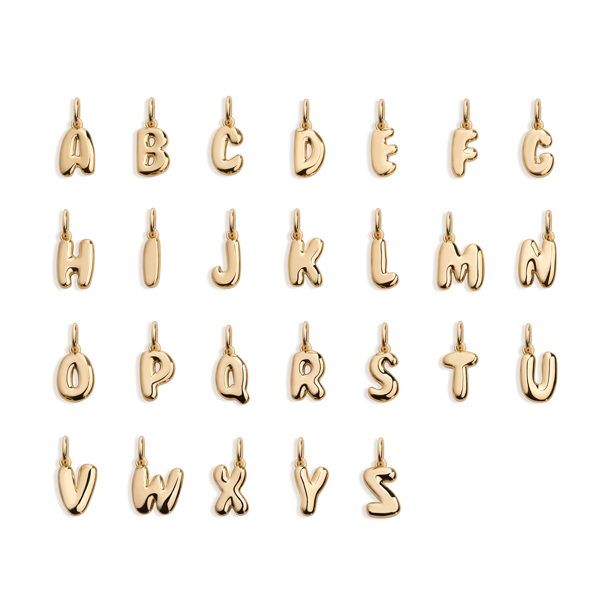 Bold Bubble Letter Pendant