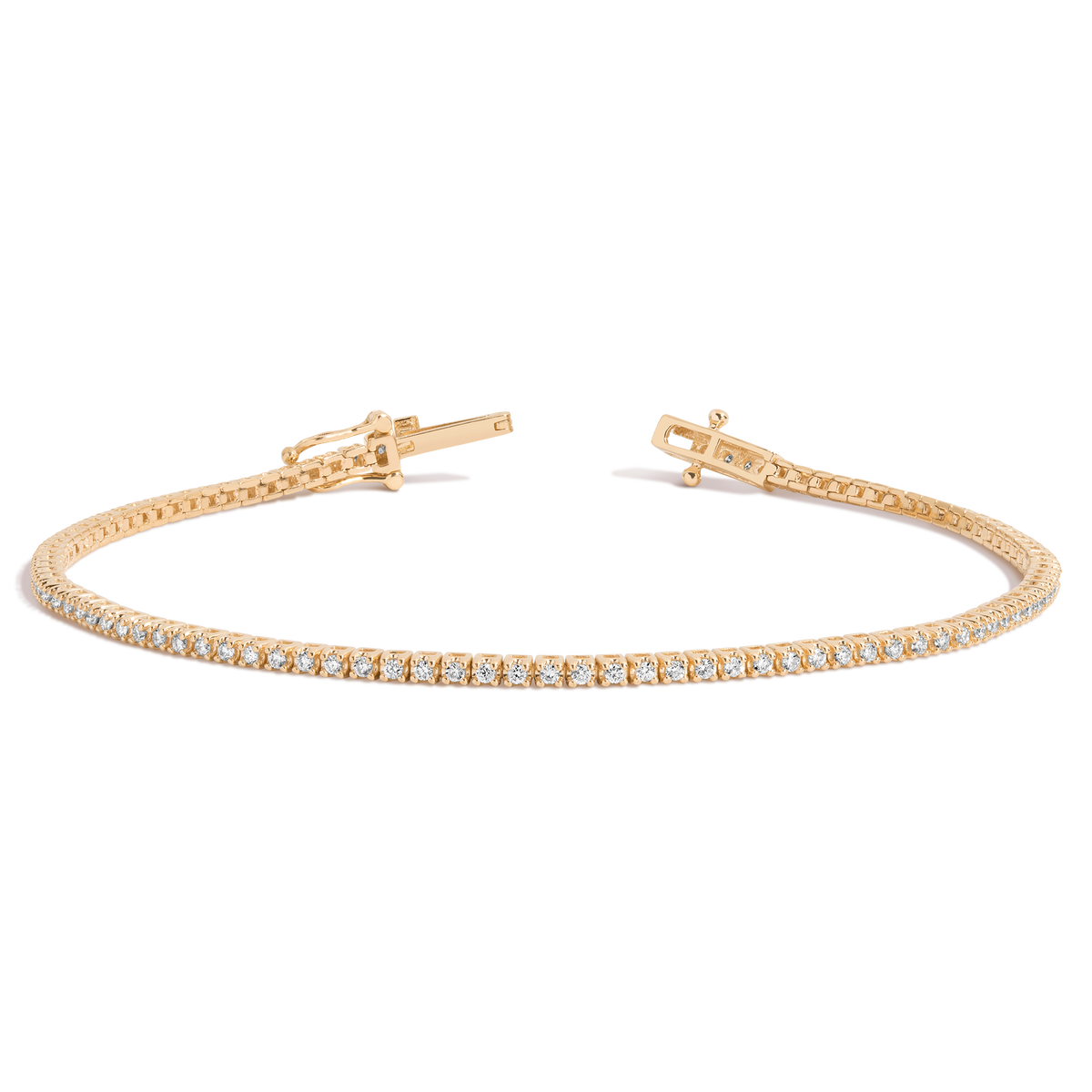 Half Carat Lab Grown Diamond Tennis Bracelet