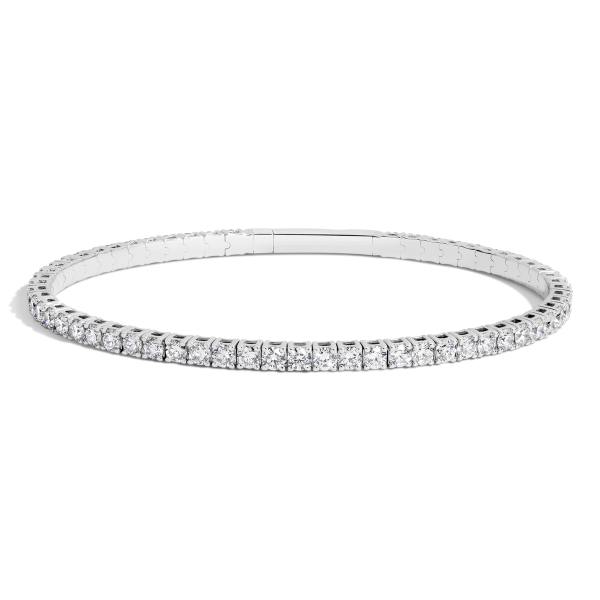4ct Lab Grown Diamond Flex Tennis Bracelet