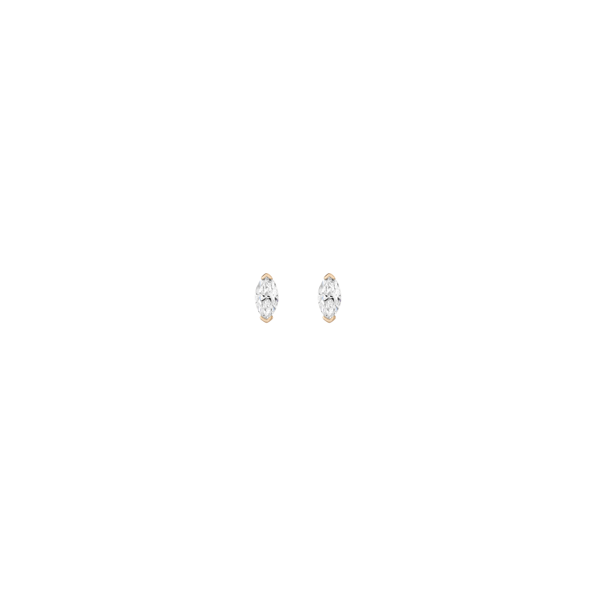0.5ct Marquise Lab Grown Diamond Stud Earrings