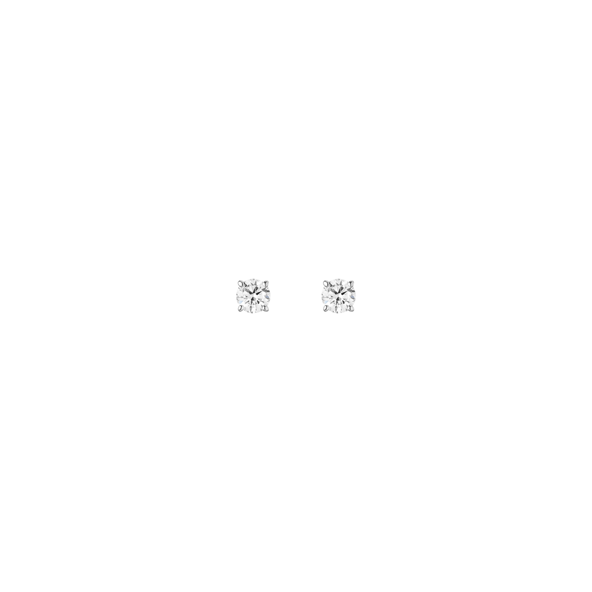 1ct Round Lab Grown Diamond Stud Earrings