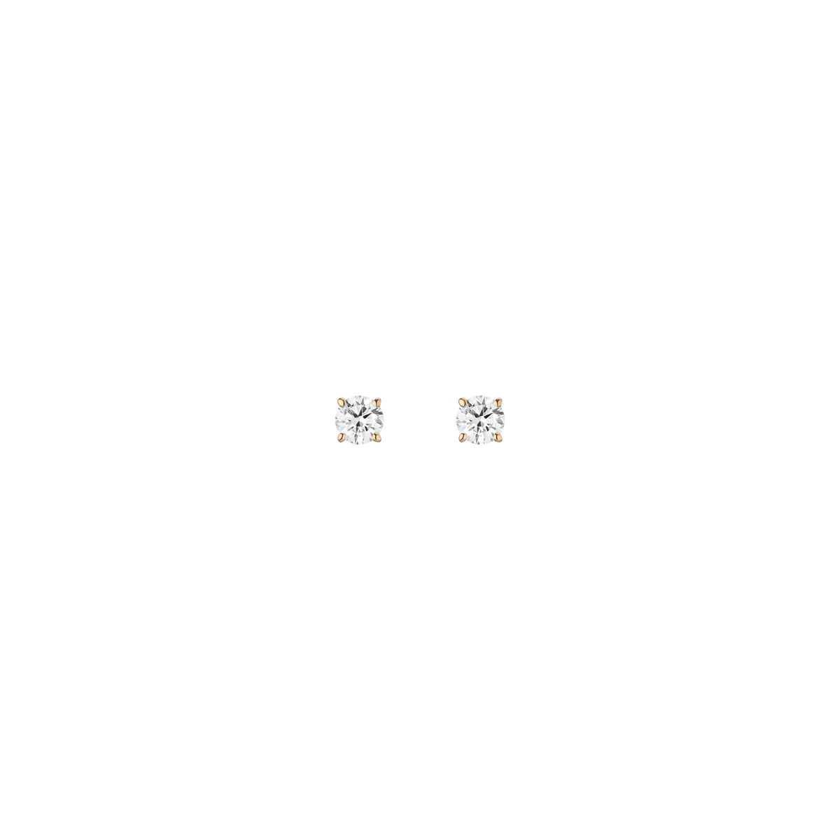 1ct Round Lab Grown Diamond Stud Earrings