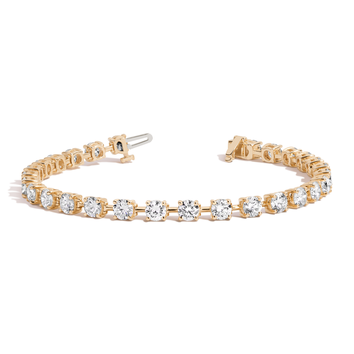 8ct Lab Grown Diamond Tennis Link Bracelet