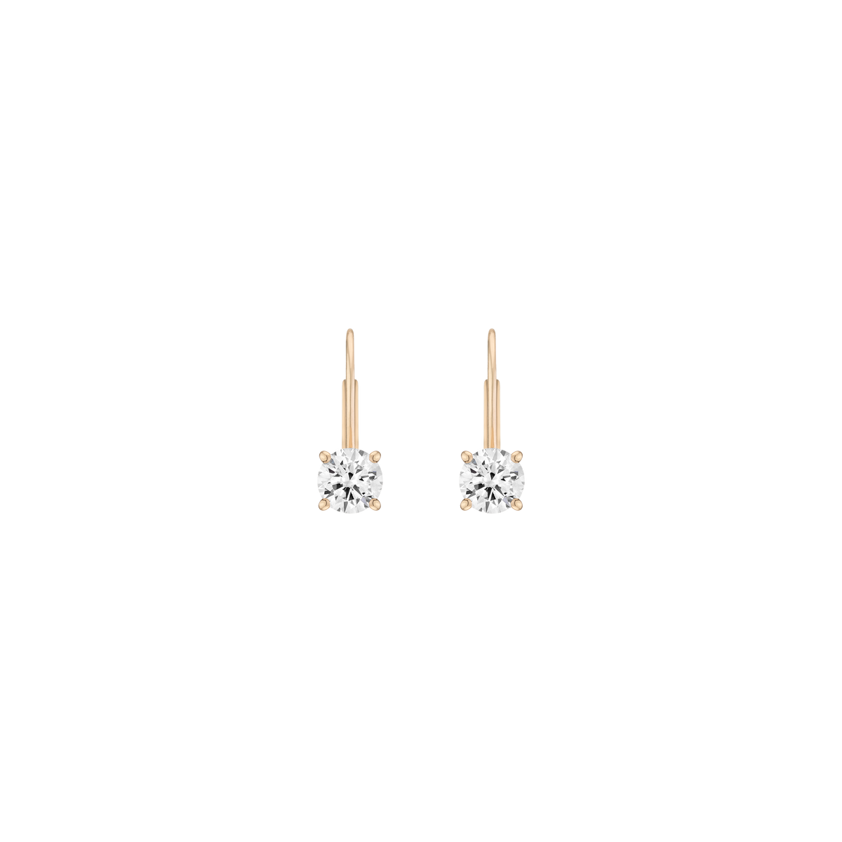 Classic Lab Grown Diamond Drop Earrings