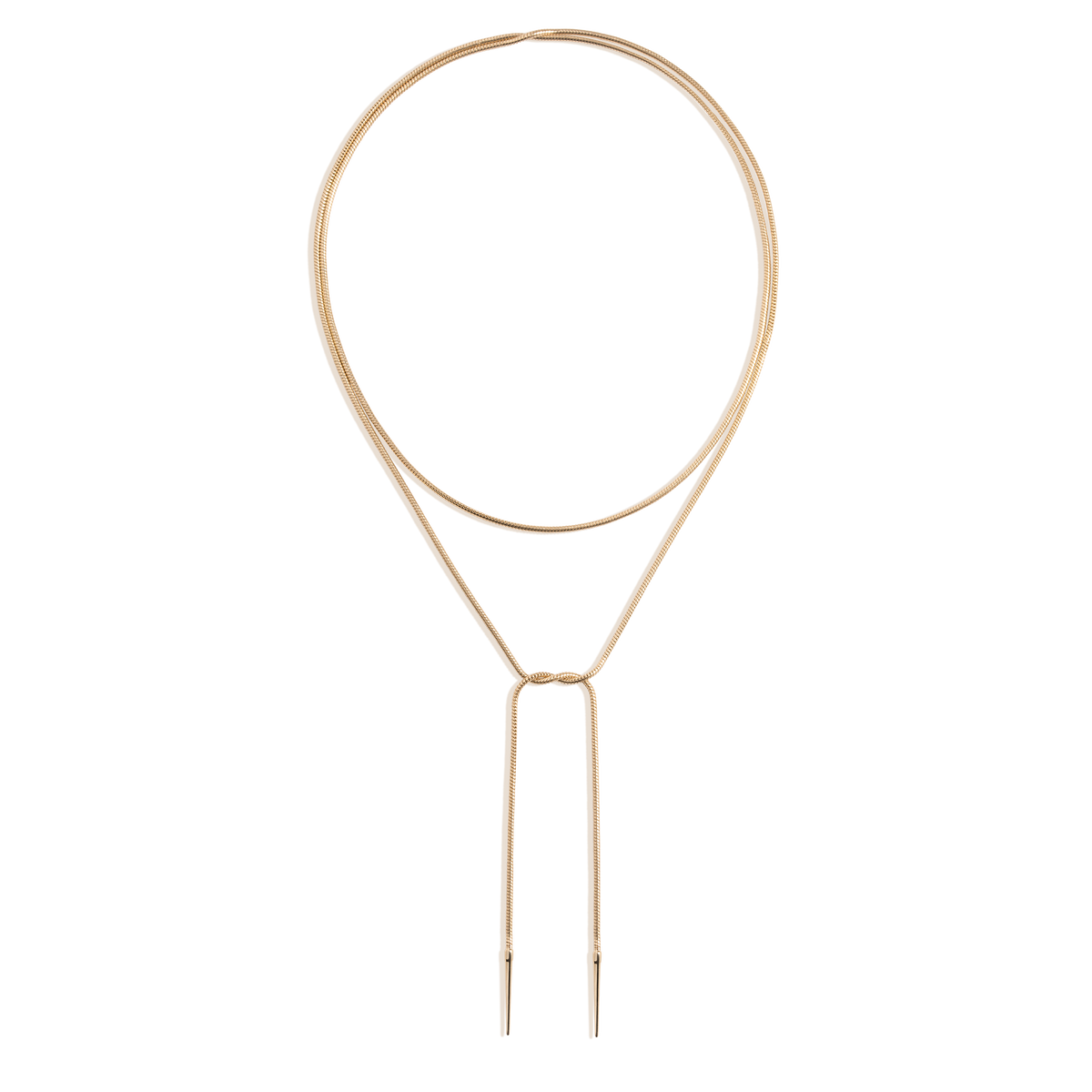 Aurate x Frye: Lasso Wrap Necklace