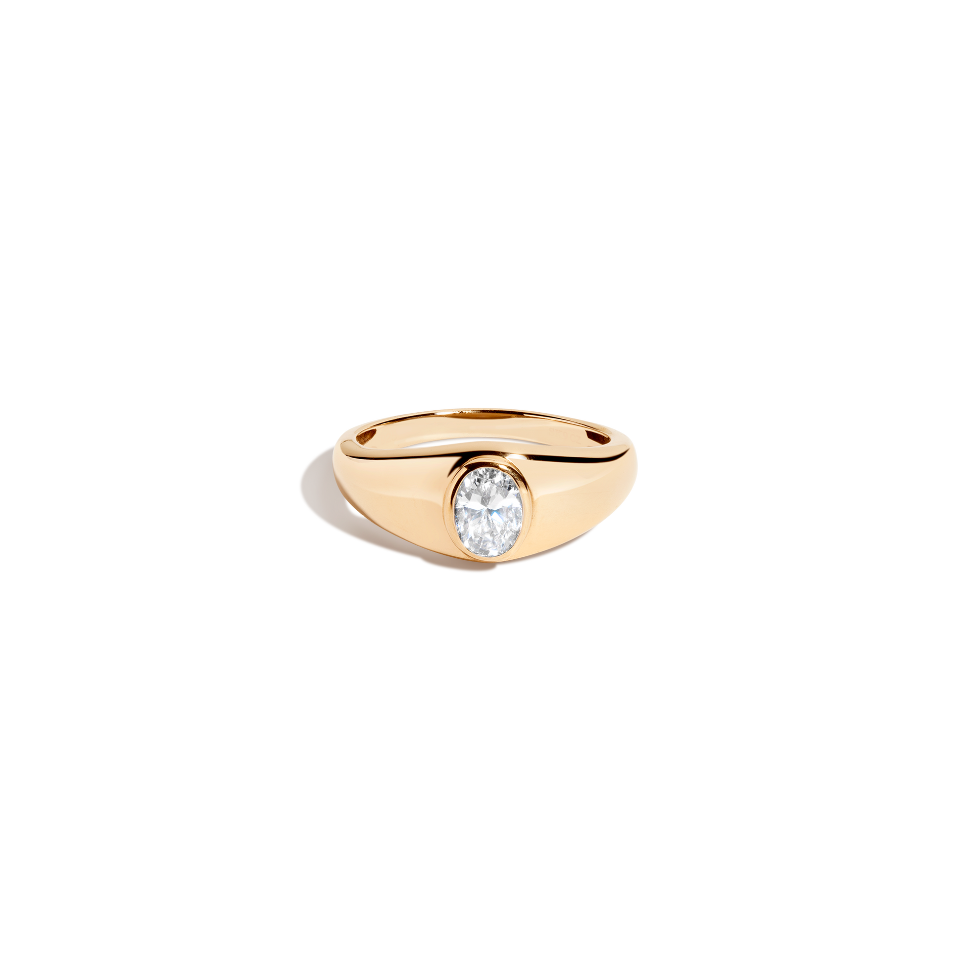 Chunky Lab Grown Diamond Oval Ring