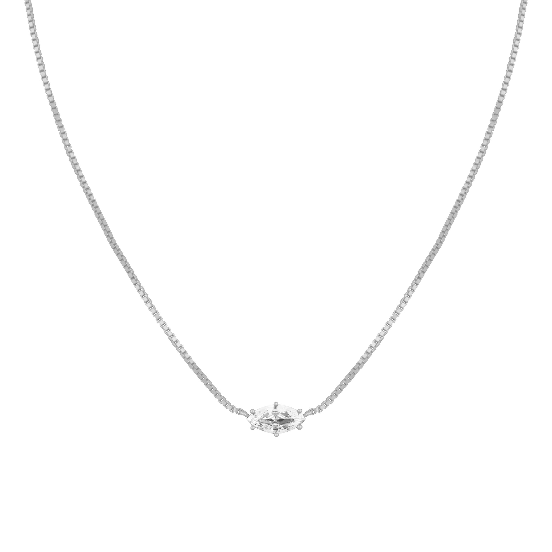 Averie Pendant Necklace Silver