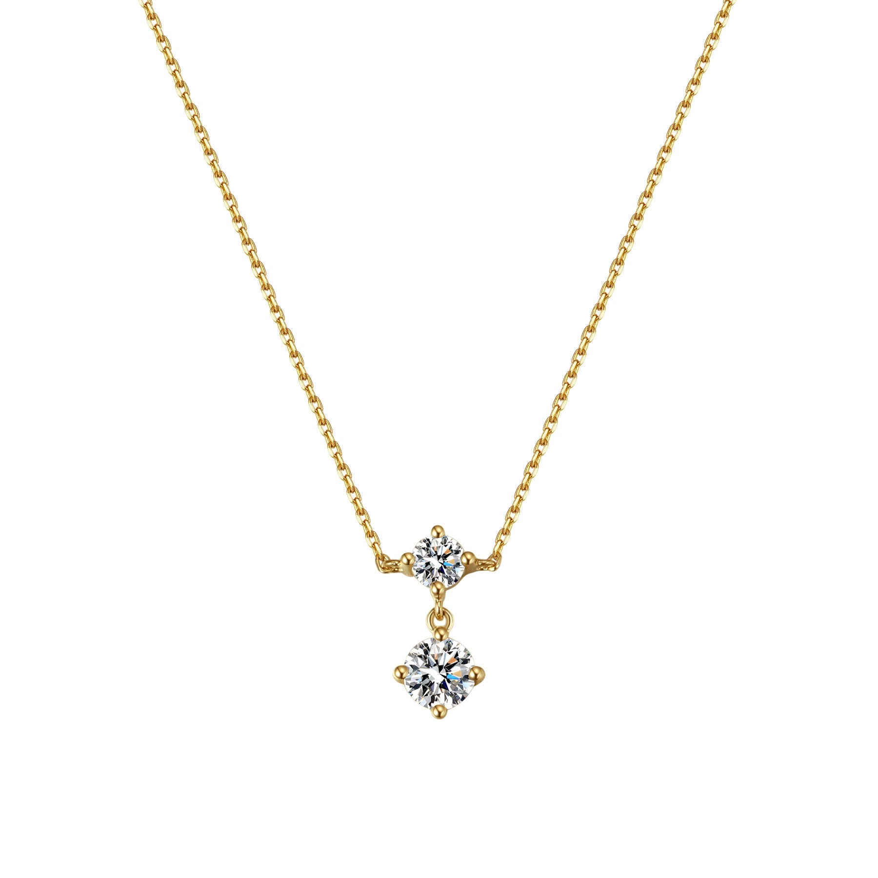 Admiration Diamond Pendant Necklace 14K Gold