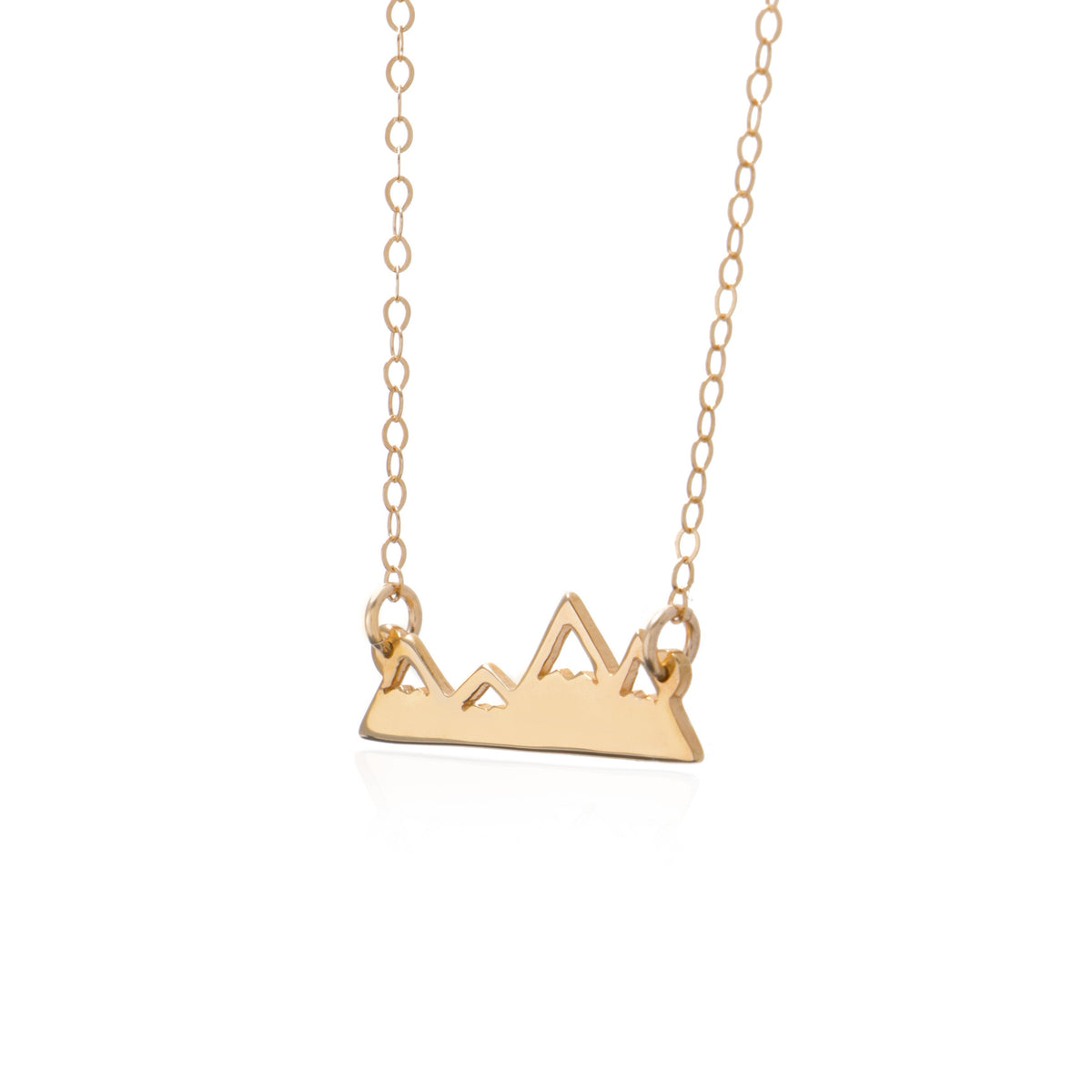 Gold Mountain Range Necklace