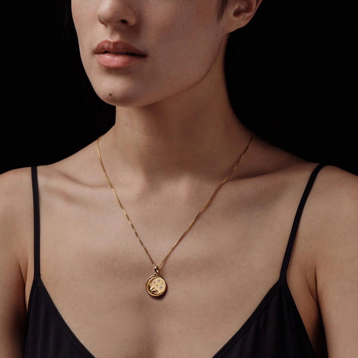 Jhene's Moon Wave Necklace