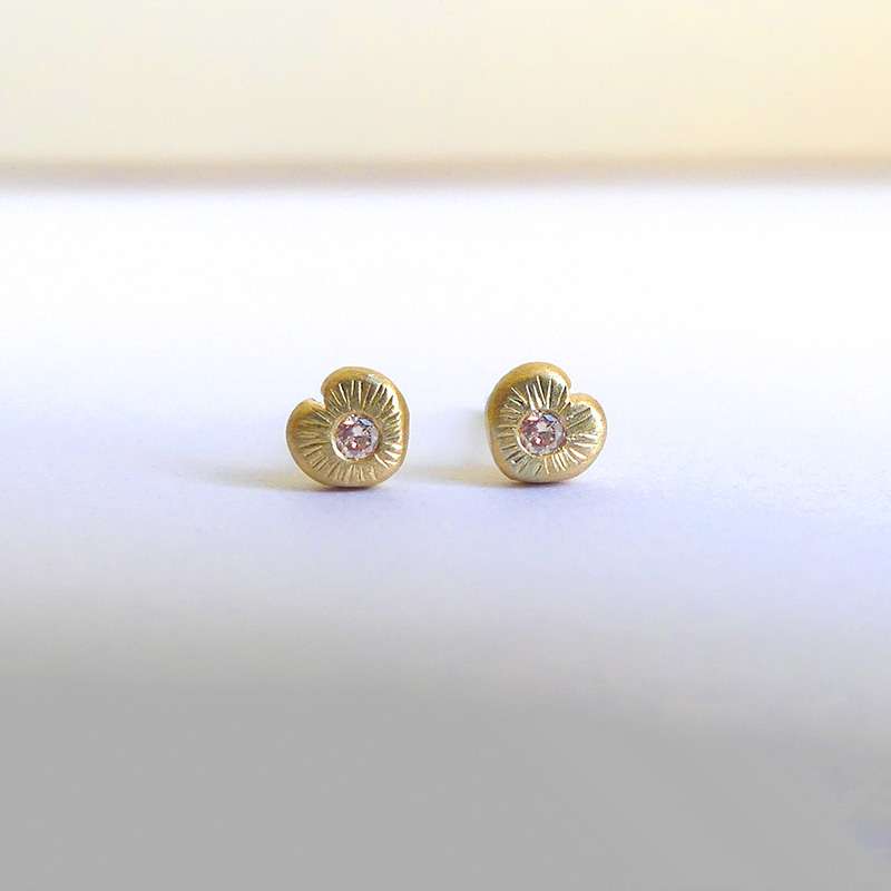The Alma Heart Studs
