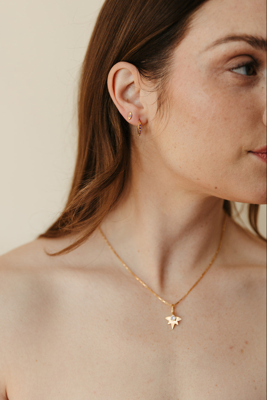 Starlight Pendant - Amethyst