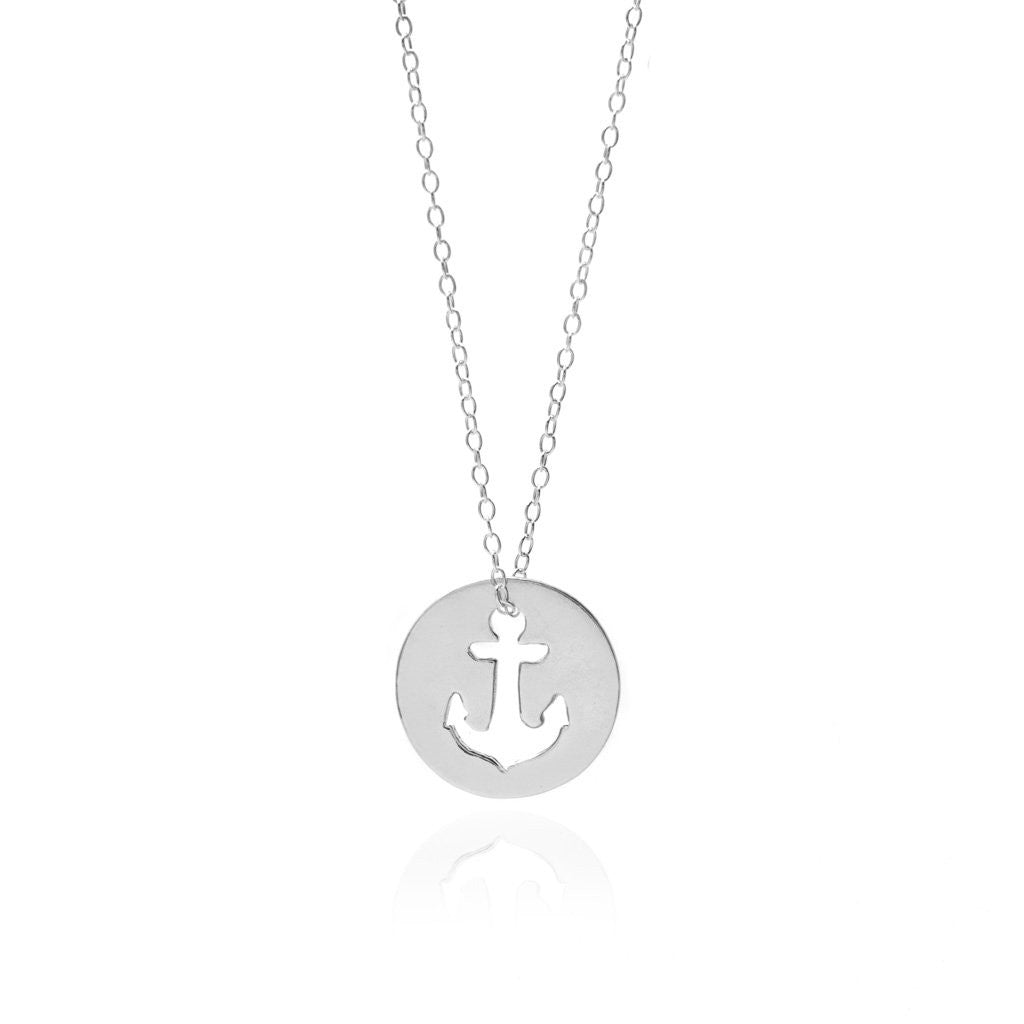 Anchor Necklace - Sterling Silver