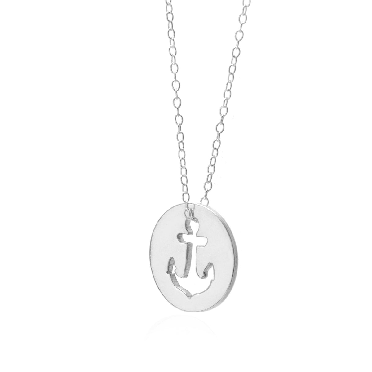 Anchor Necklace - Sterling Silver