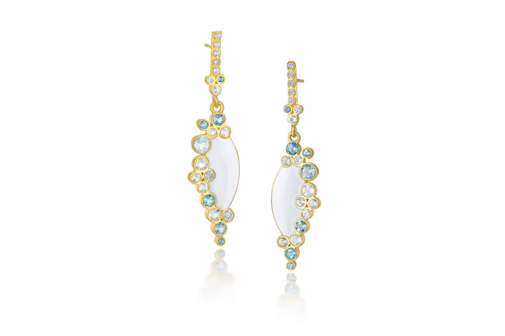 Andromeda Enamel And Gemstone Earrings
