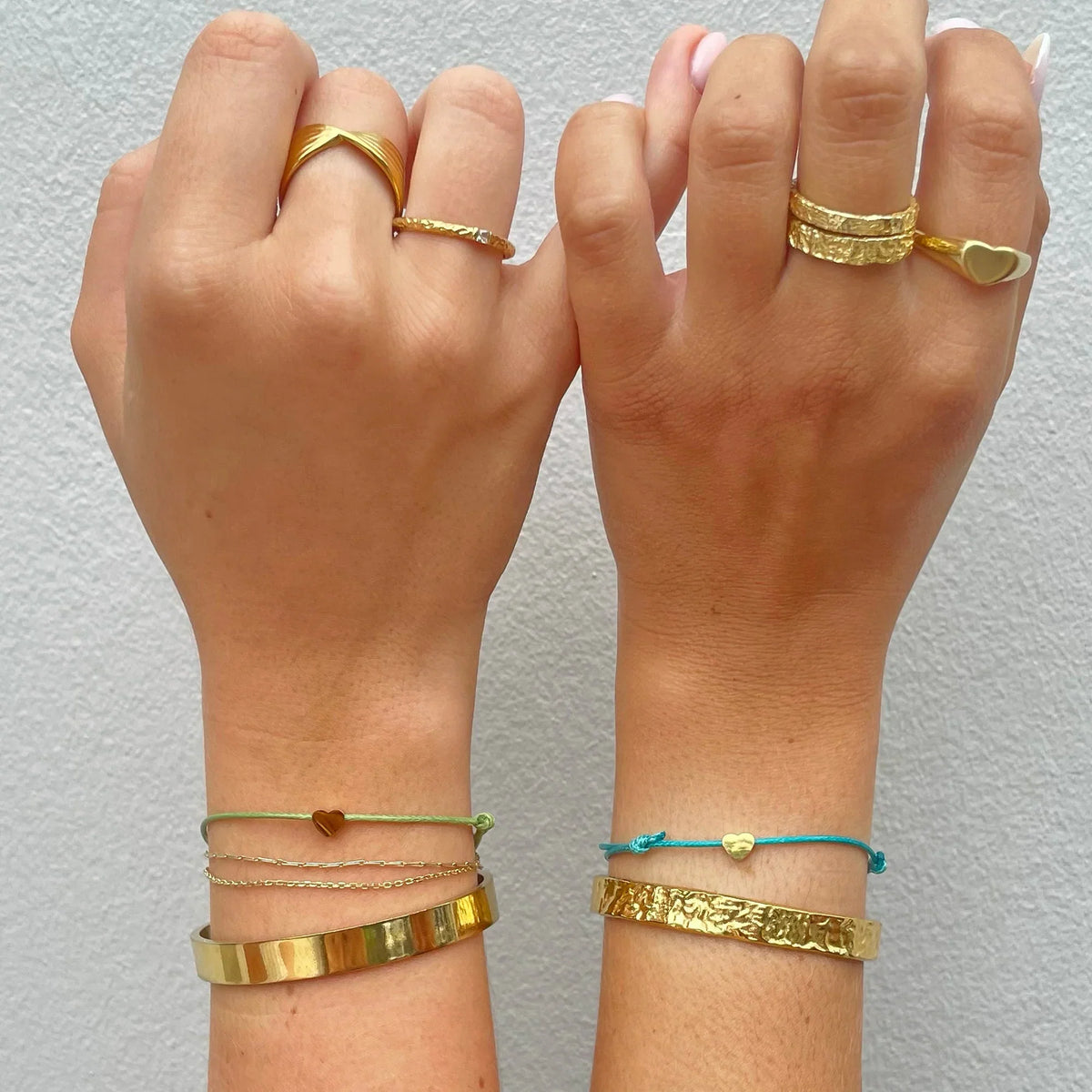 Angel Heart Friendship Bracelet Olive