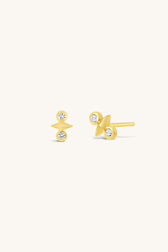 Atlas Earrings - White Topaz