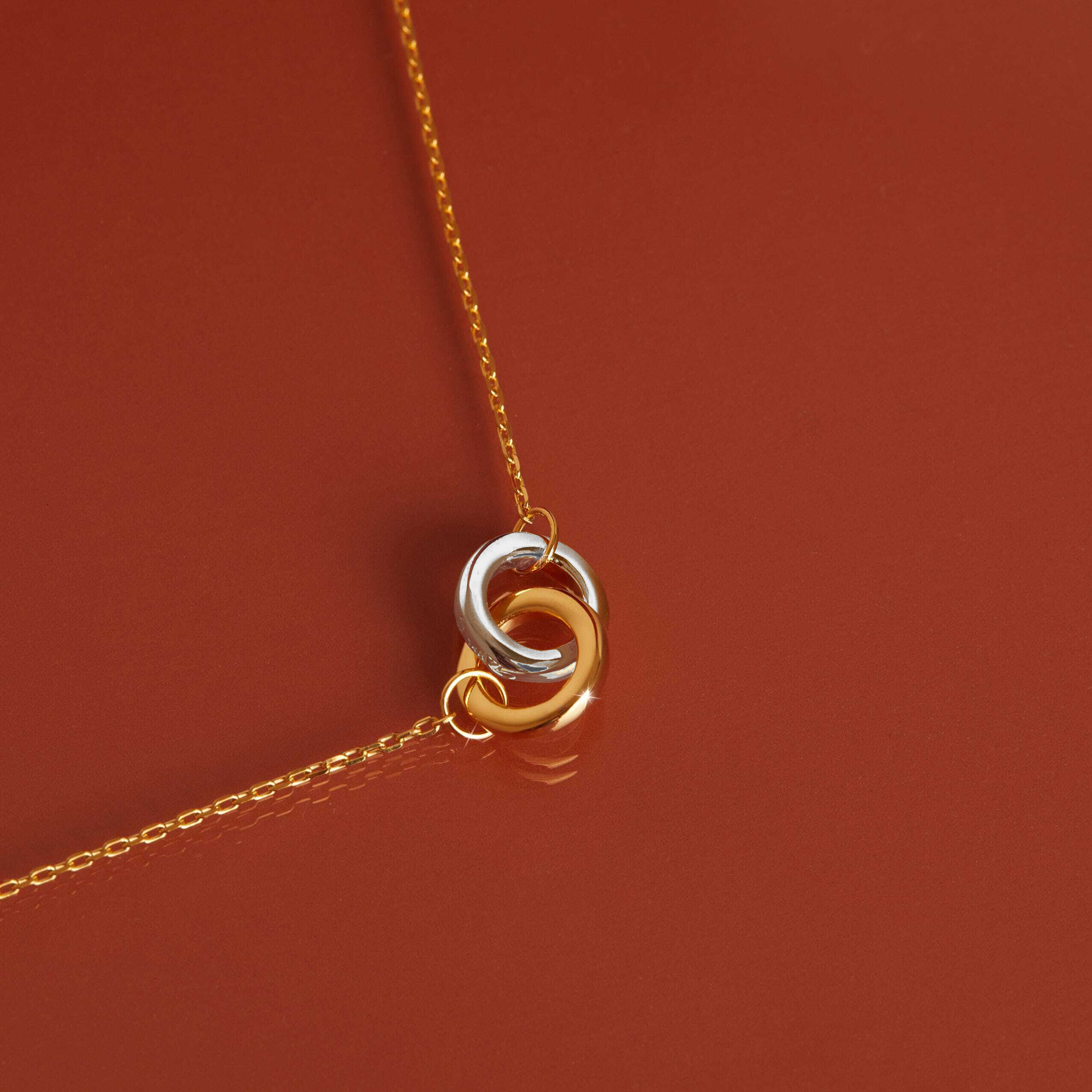 Two-Tone Connection Necklace