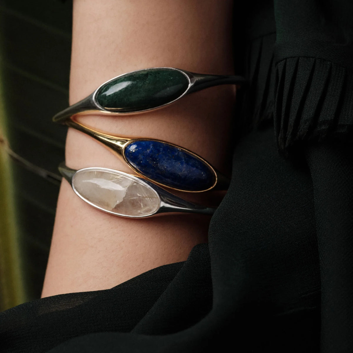 Terra Futura Cabochon Cuff