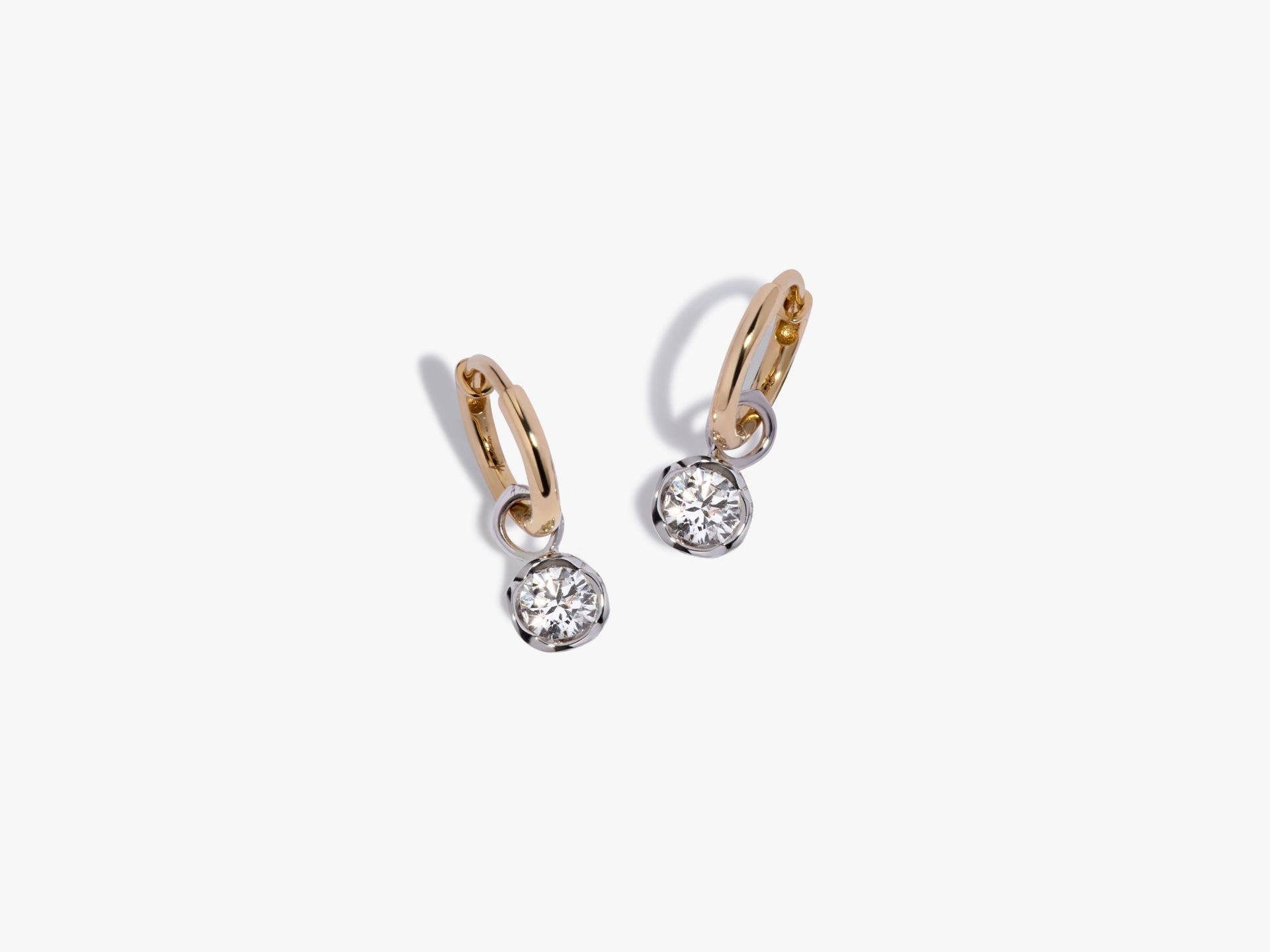 Small Hoop Whoopsie Daisy 0.50ct Diamond Earrings