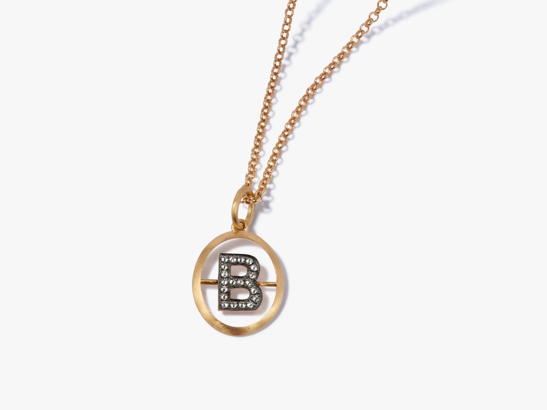Initial B Necklace