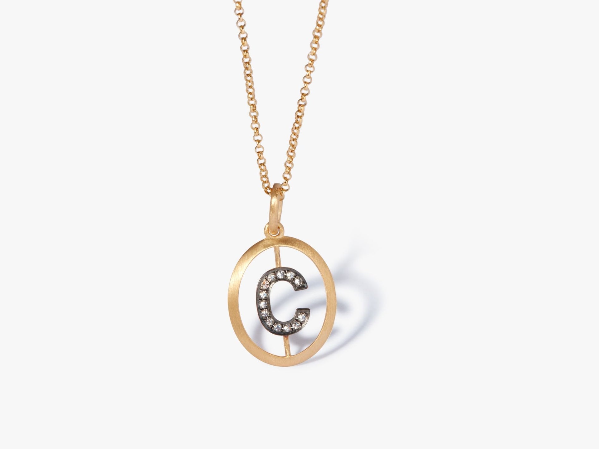 Initial C Necklace