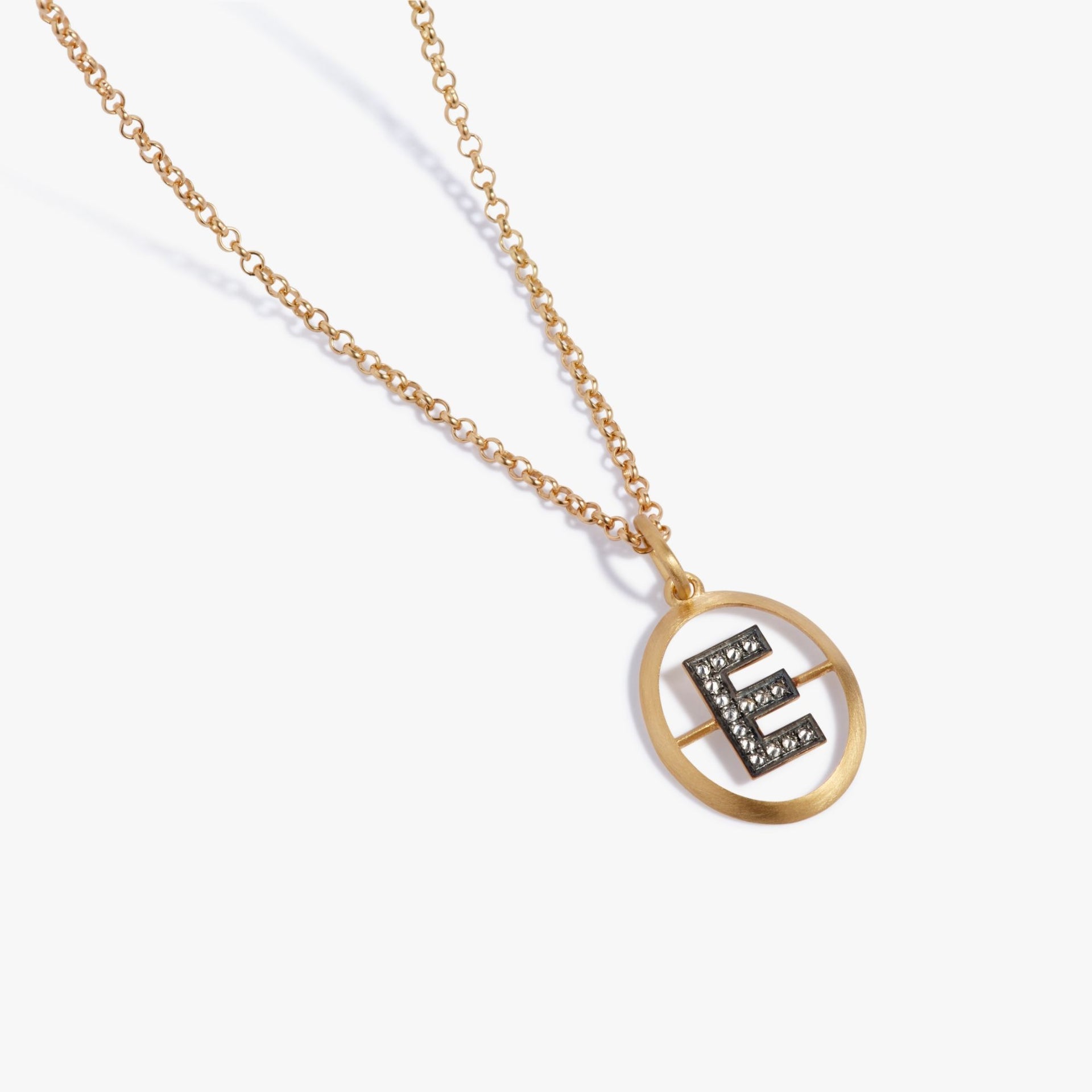 Initial E Necklace