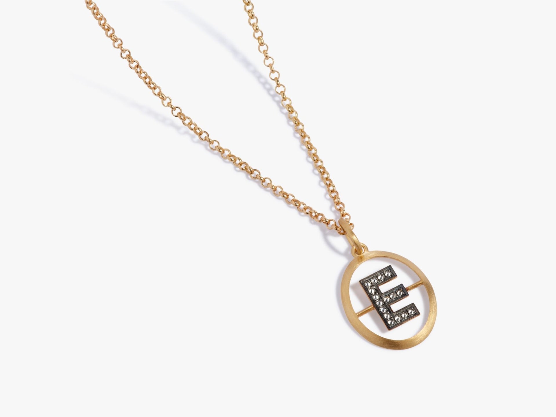 Initial E Necklace