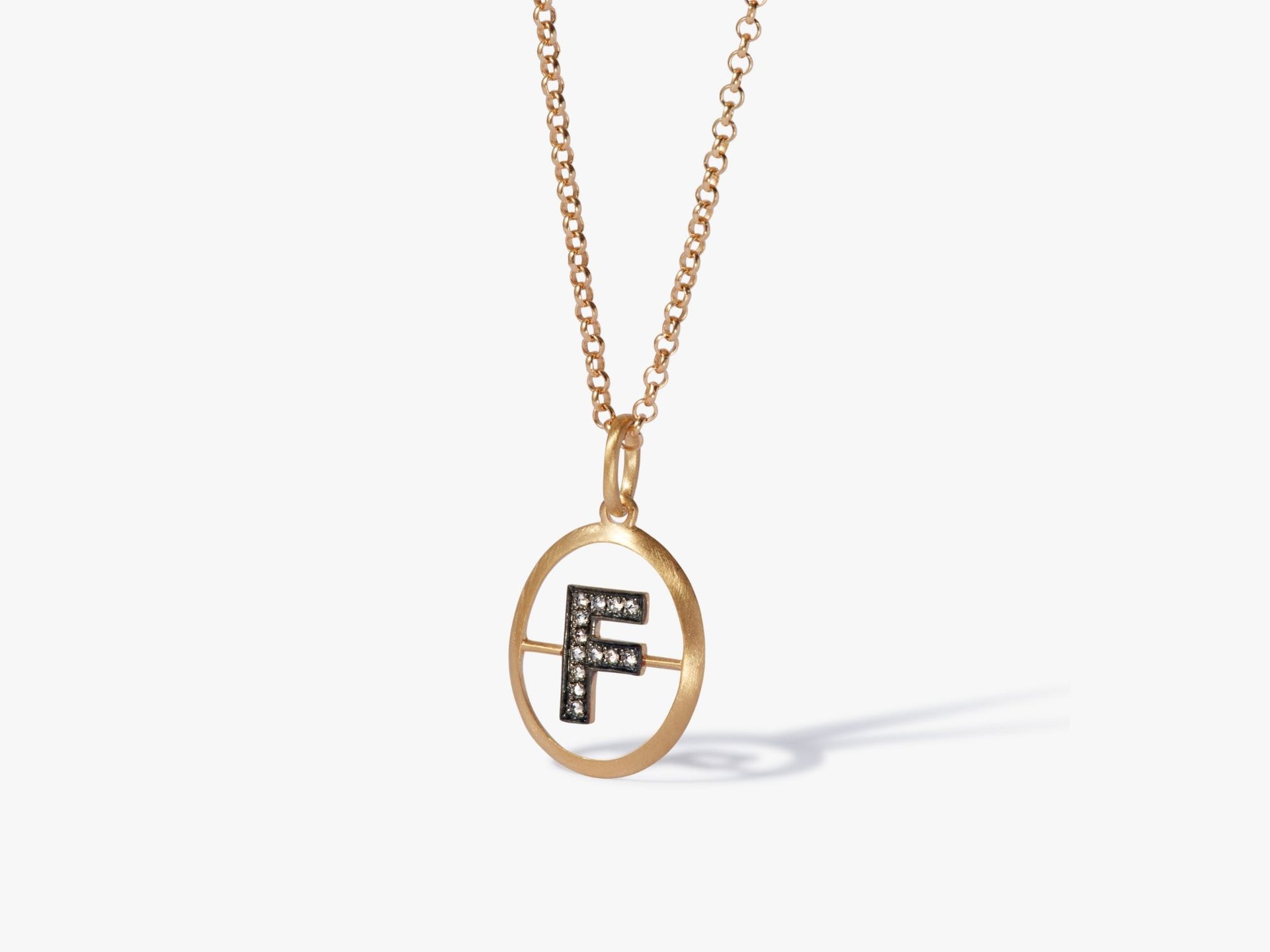 Initial F Necklace