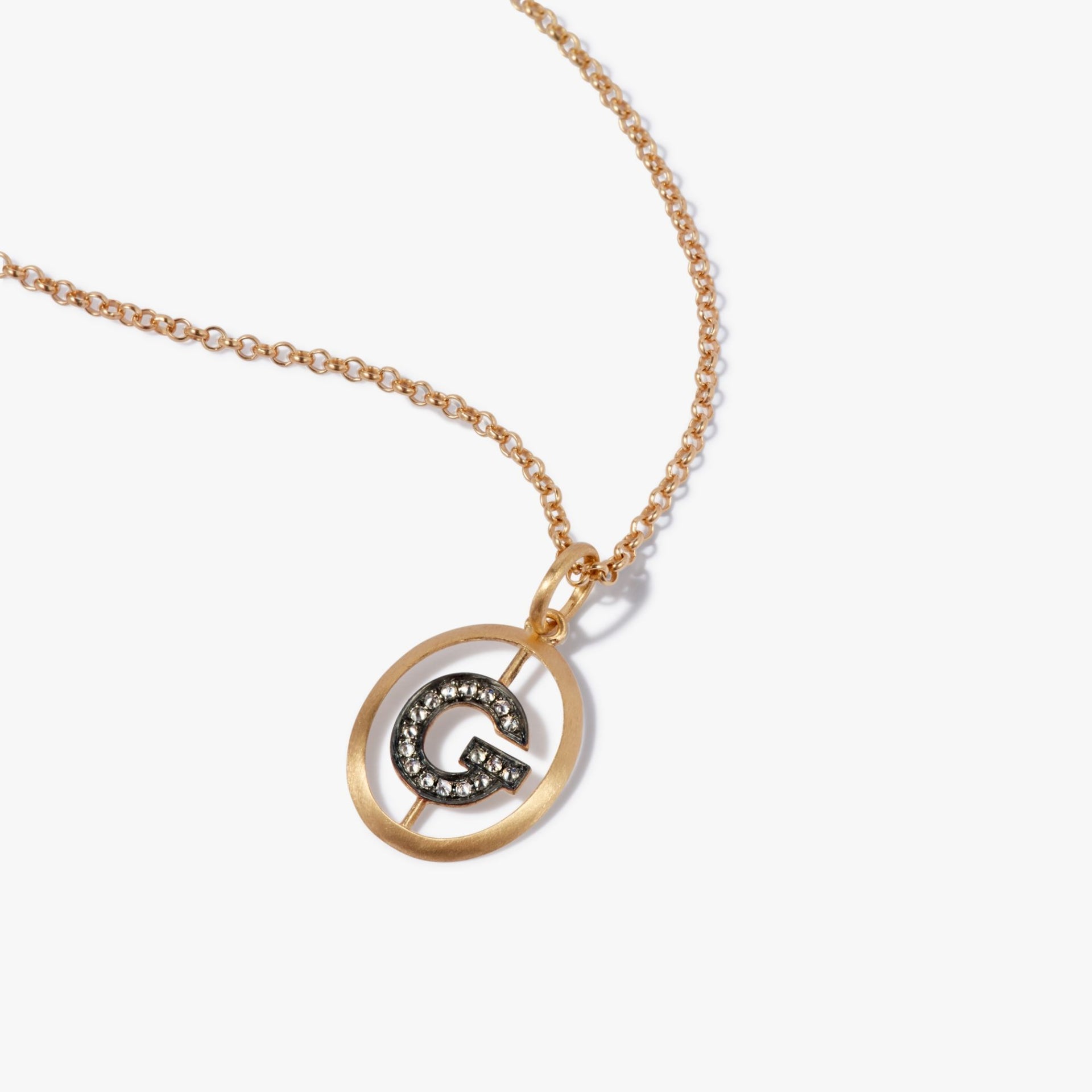 Initial G Necklace